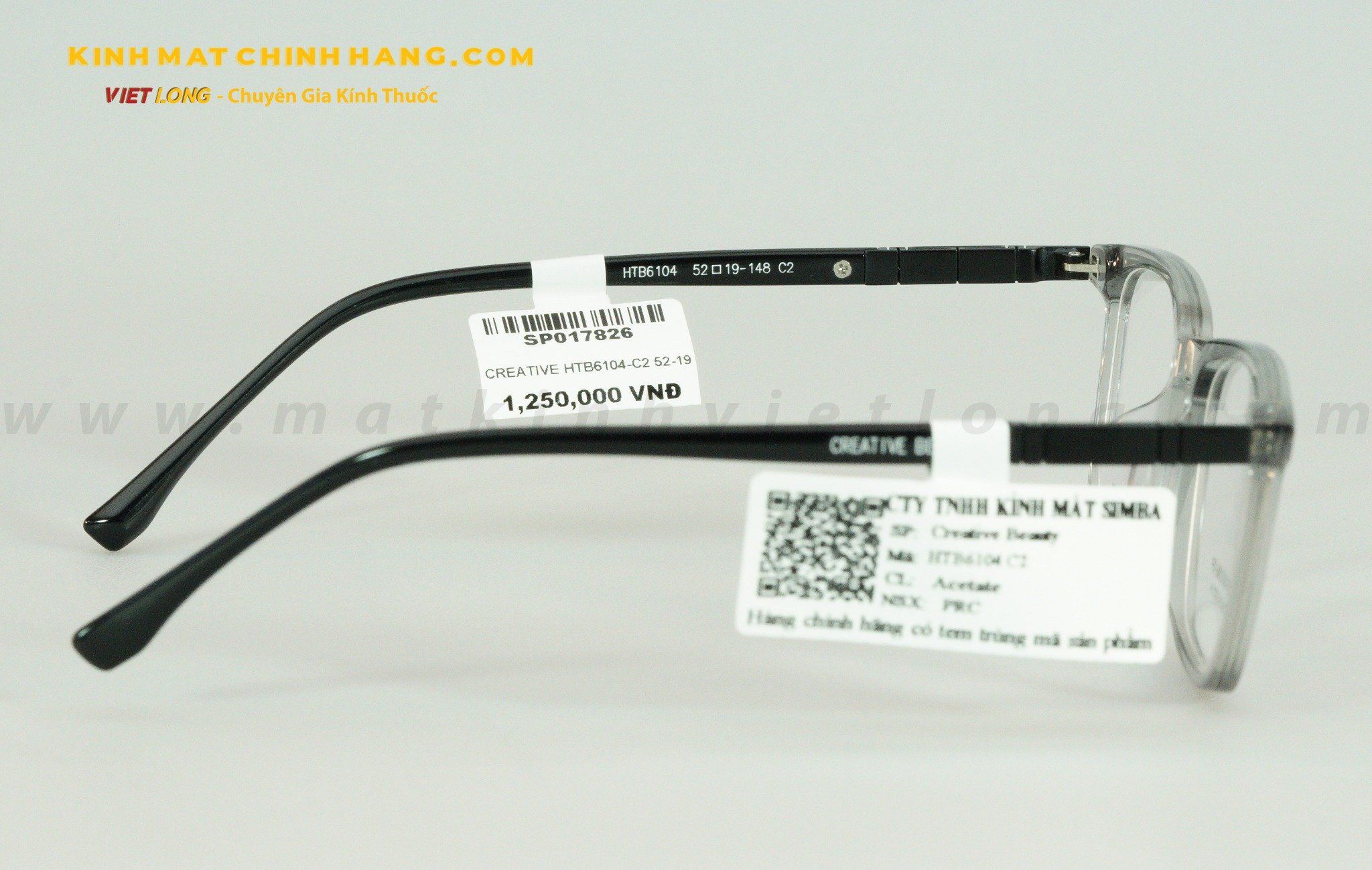 GỌNG KÍNH CREATIVE HTB6104-C2 52-19