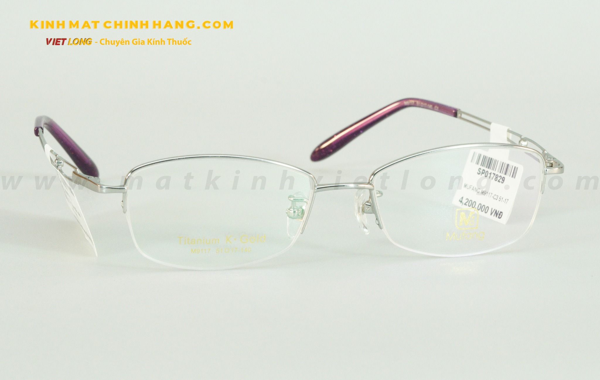 GỌNG KÍNH MUFANG M9117-C3 51-17