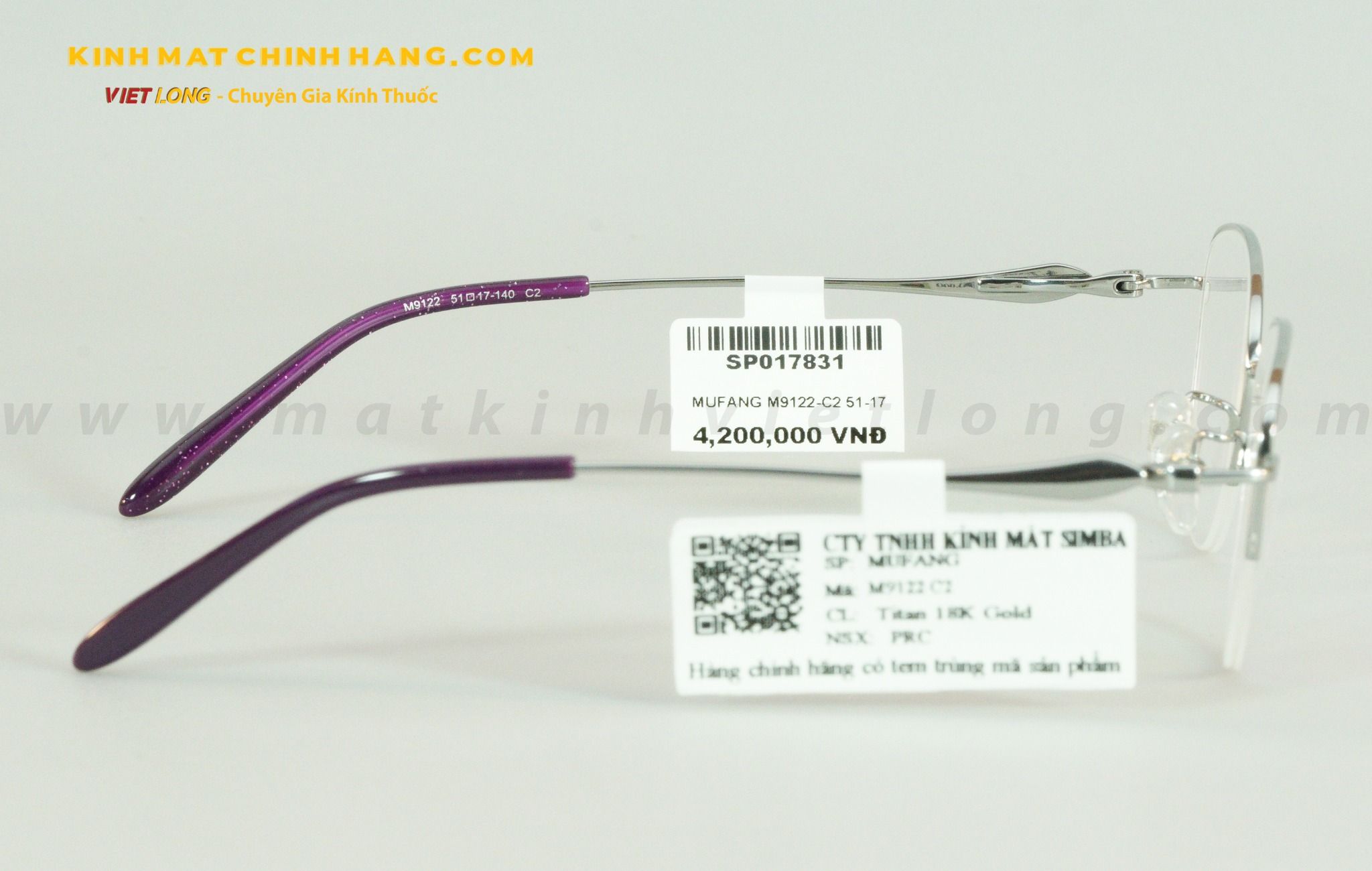 GỌNG KÍNH MUFANG M9122-C2 51-17