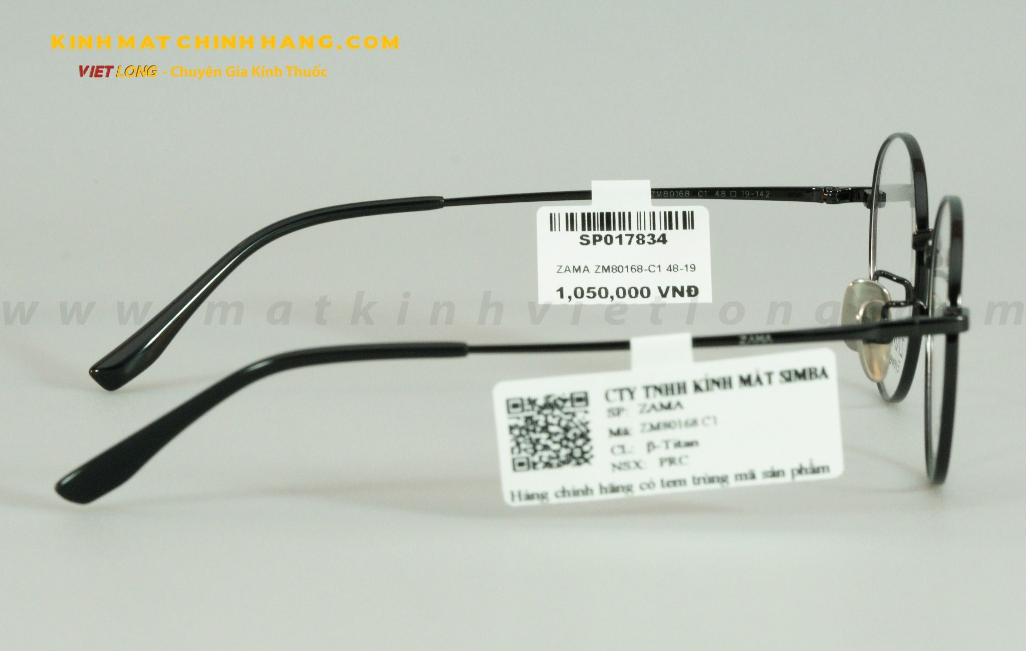 GỌNG KÍNH ZAMA ZM80168-C1 48-19