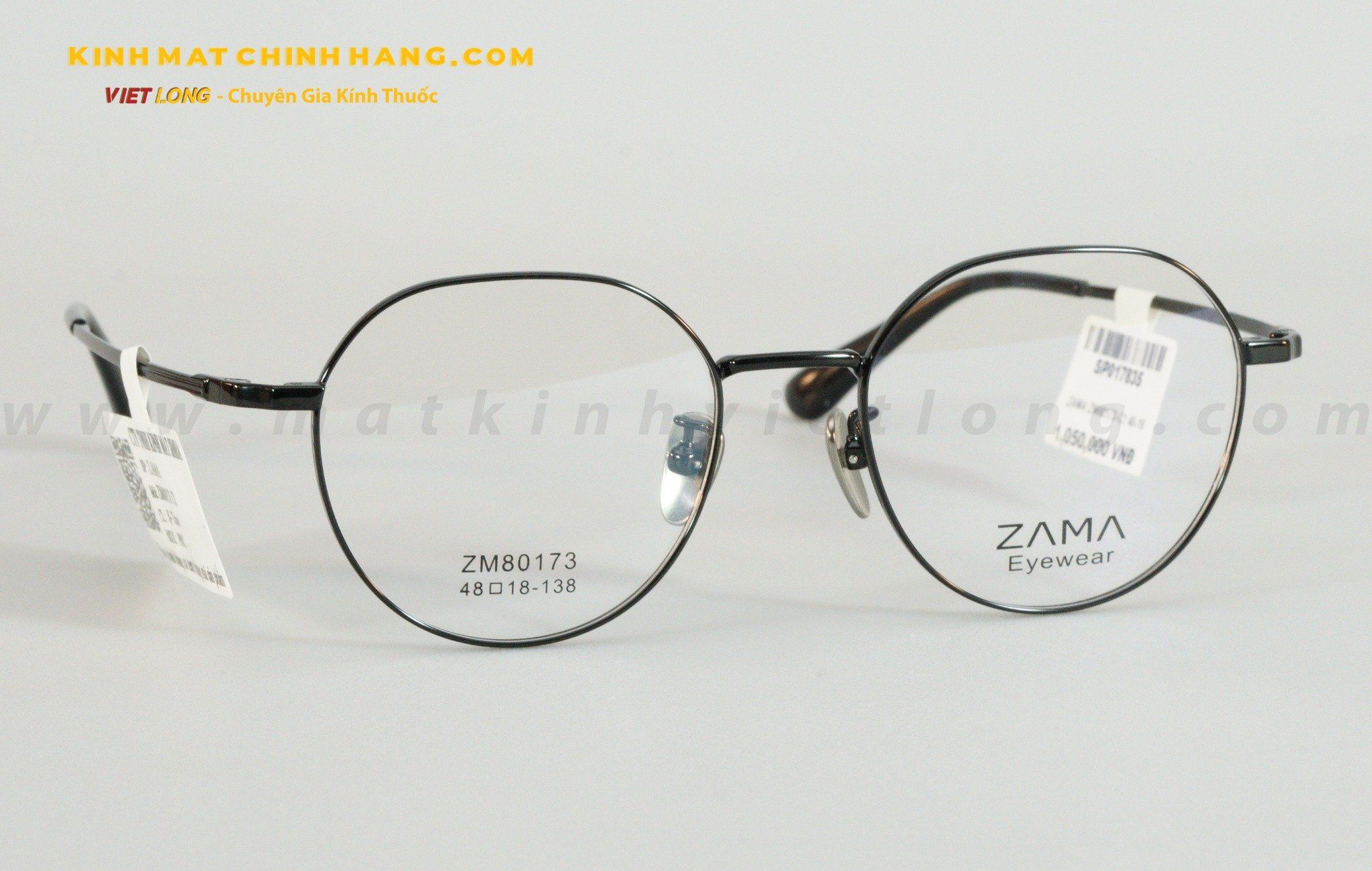  GỌNG KÍNH ZAMA ZM80173-C1 48-18 