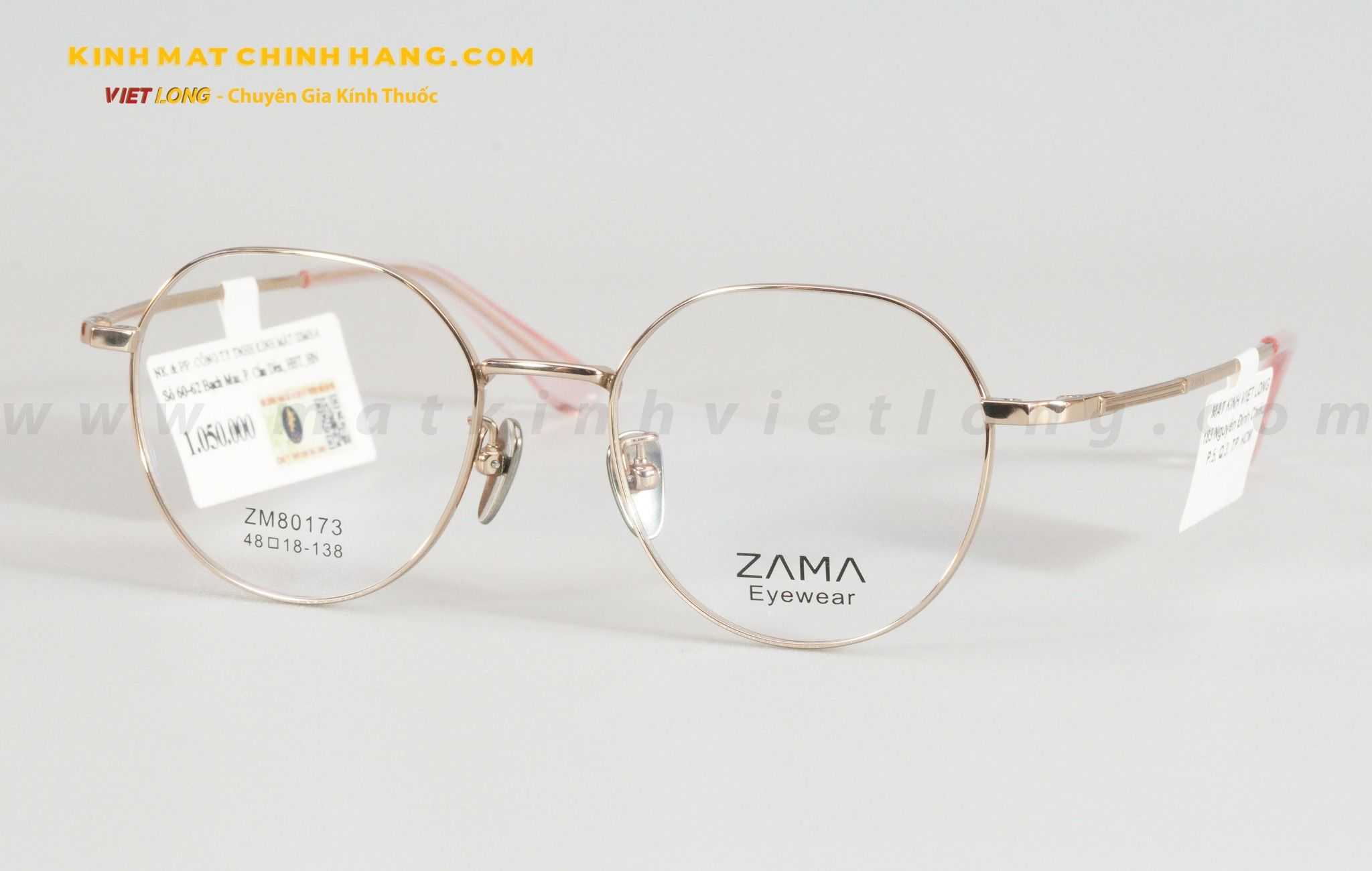  GỌNG KÍNH ZAMA ZM80173-C3 48-18 