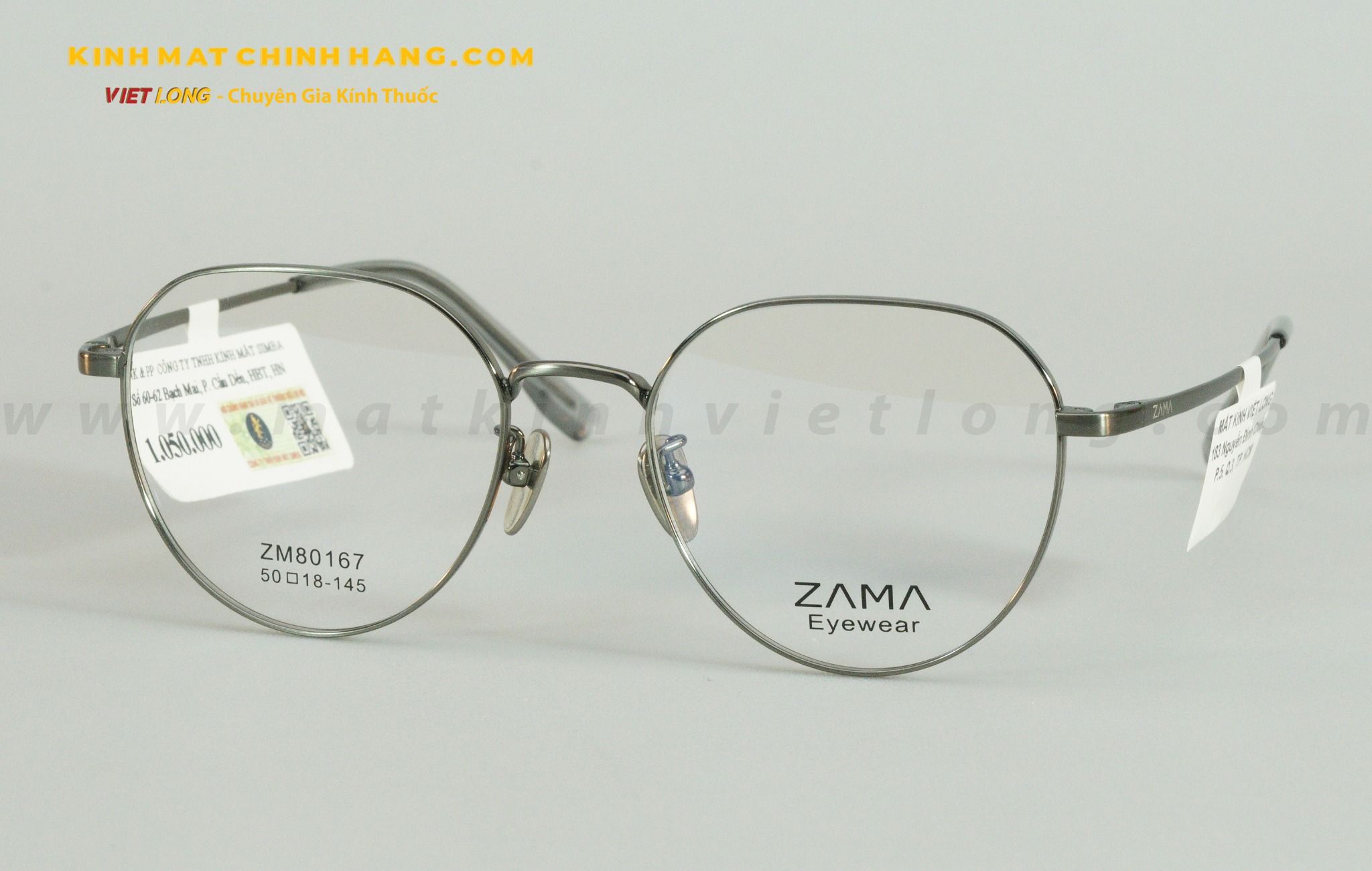 GỌNG KÍNH ZAMA ZM80167-C4 50-18