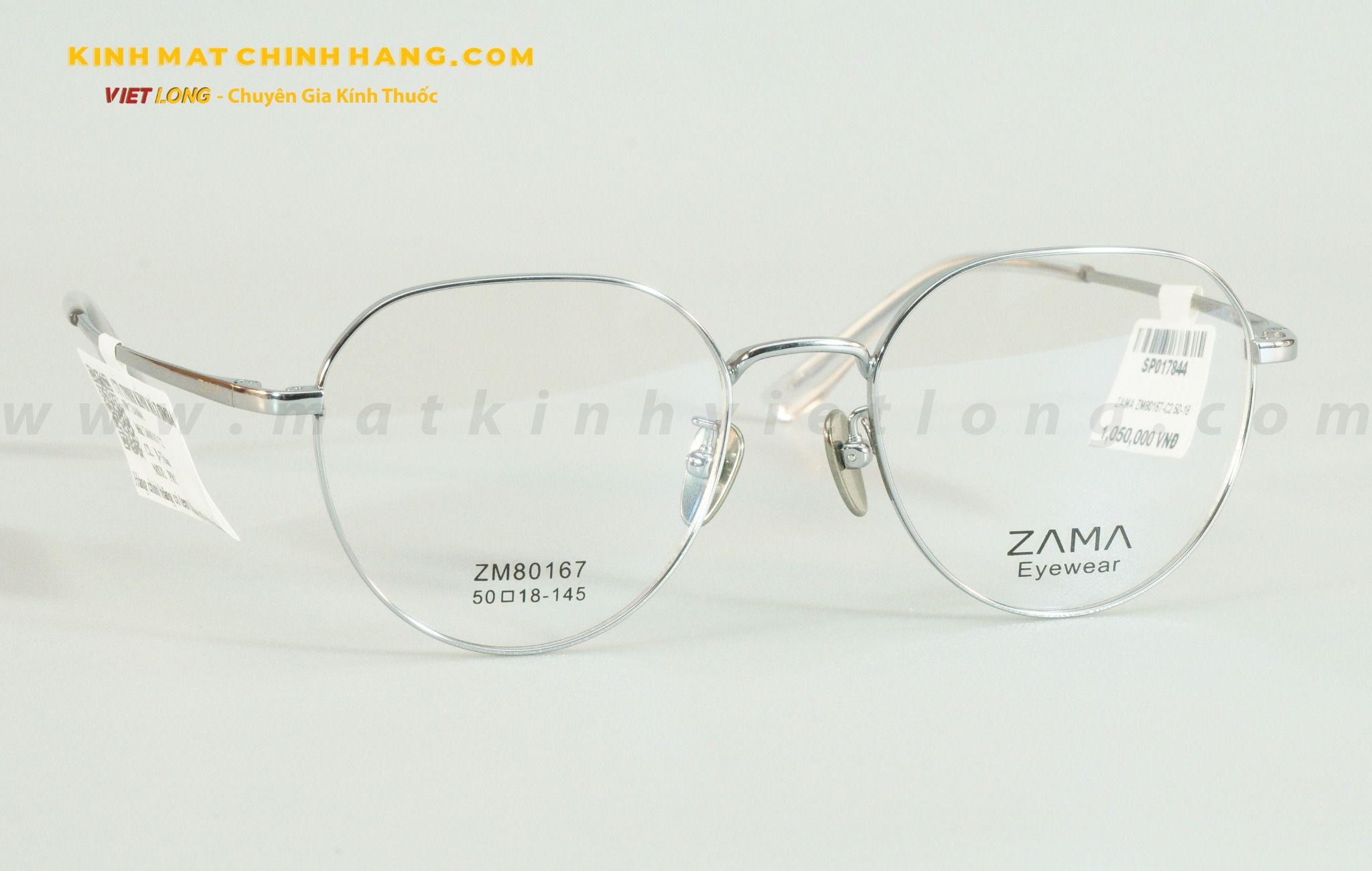  GỌNG KÍNH ZAMA ZM80167-C2 50-18 