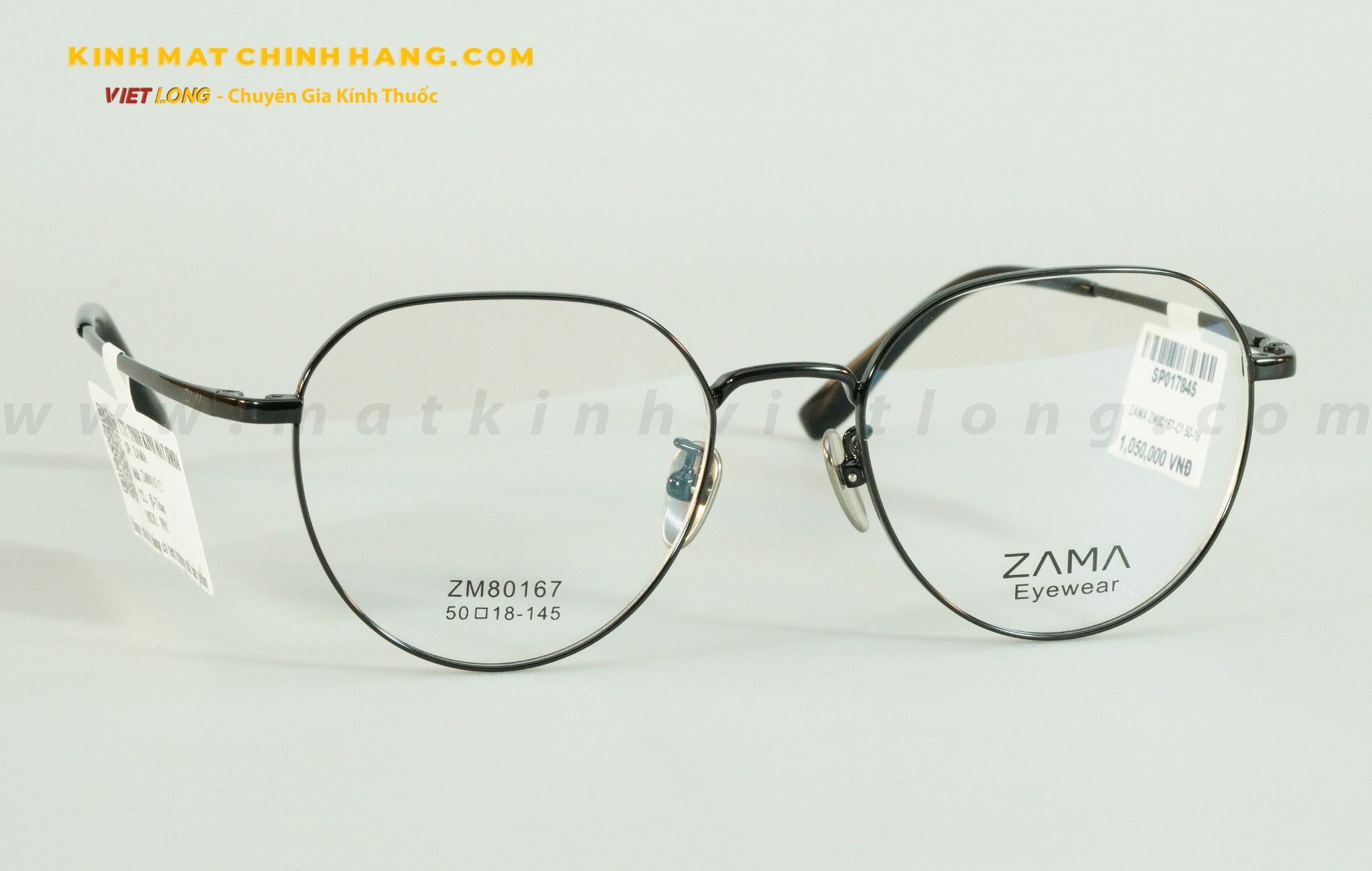  GỌNG KÍNH ZAMA ZM80167-C1 50-18 