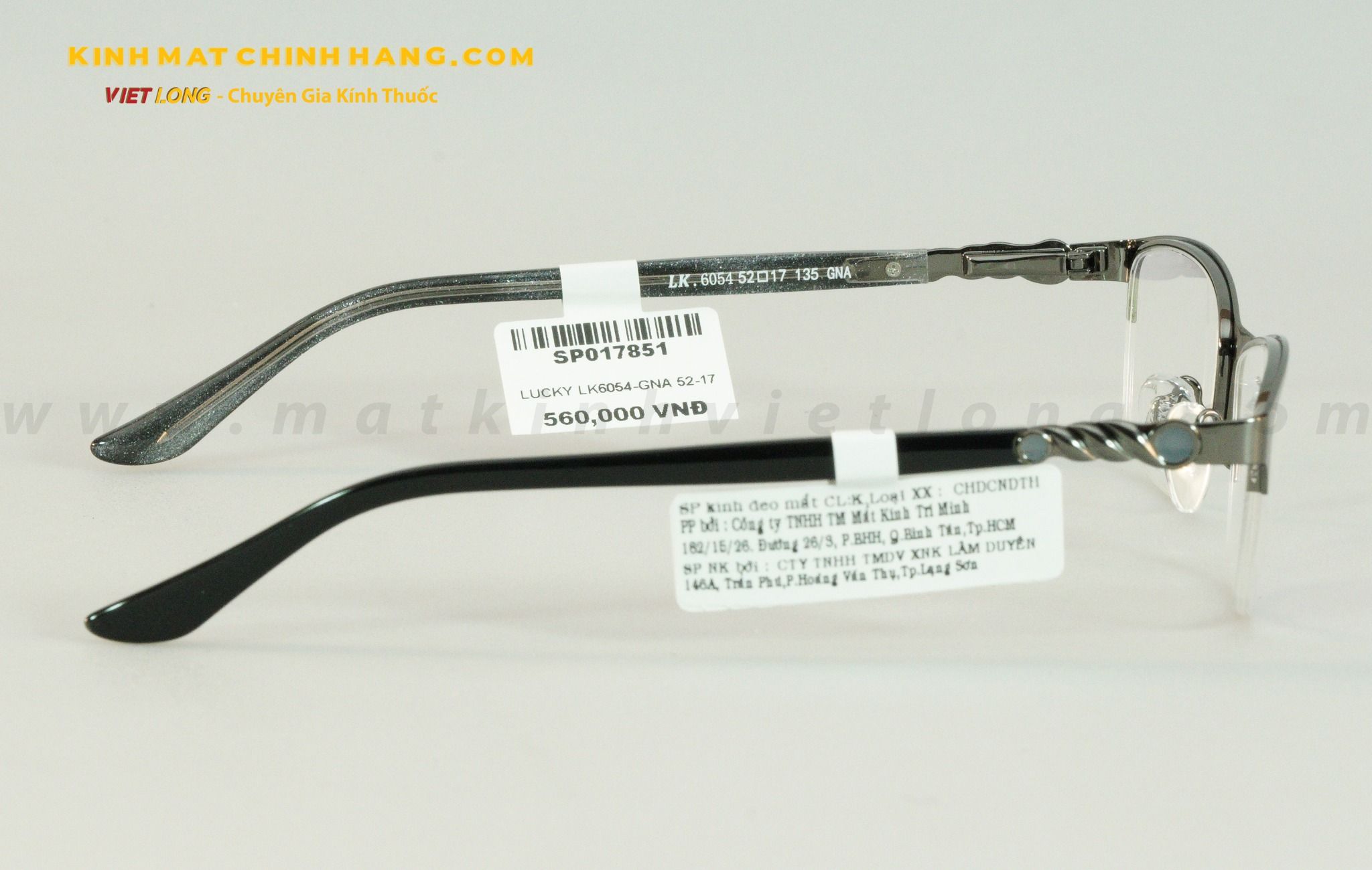 GỌNG KÍNH LUCKY LK6054-GNA 52-17