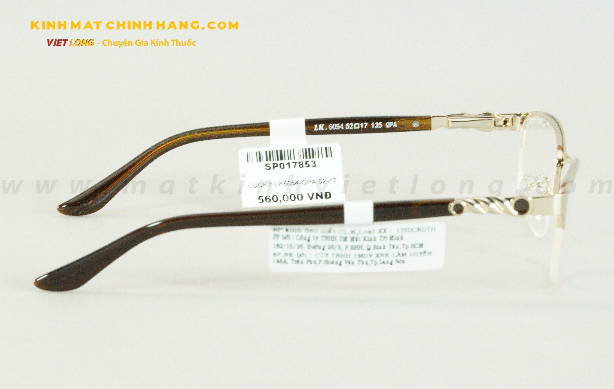 GỌNG KÍNH LUCKY LK6054-GPA 52-17
