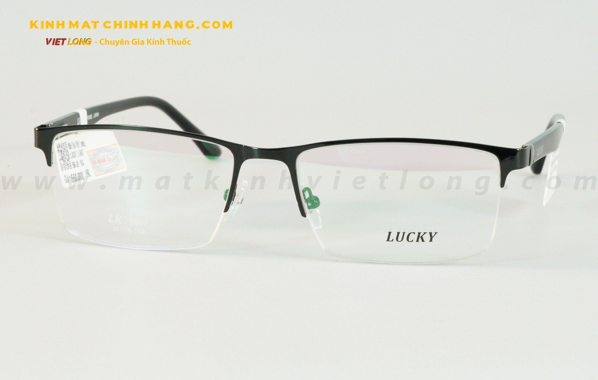 GỌNG KÍNH LUCKY LK6057-BKA 58-18