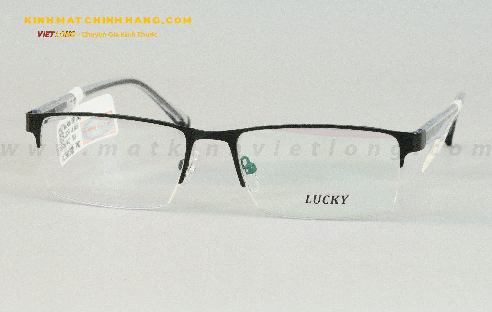 GỌNG KÍNH LUCKY LK6055-BKS 54-17