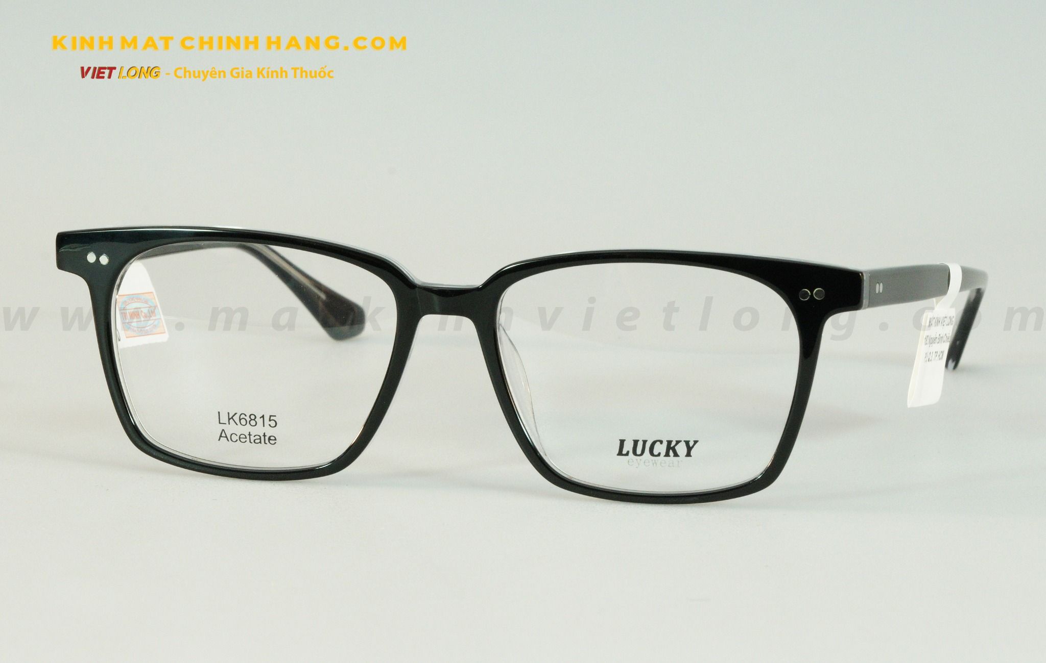 GỌNG KÍNH LUCKY LK6815-BK/CL 54-17
