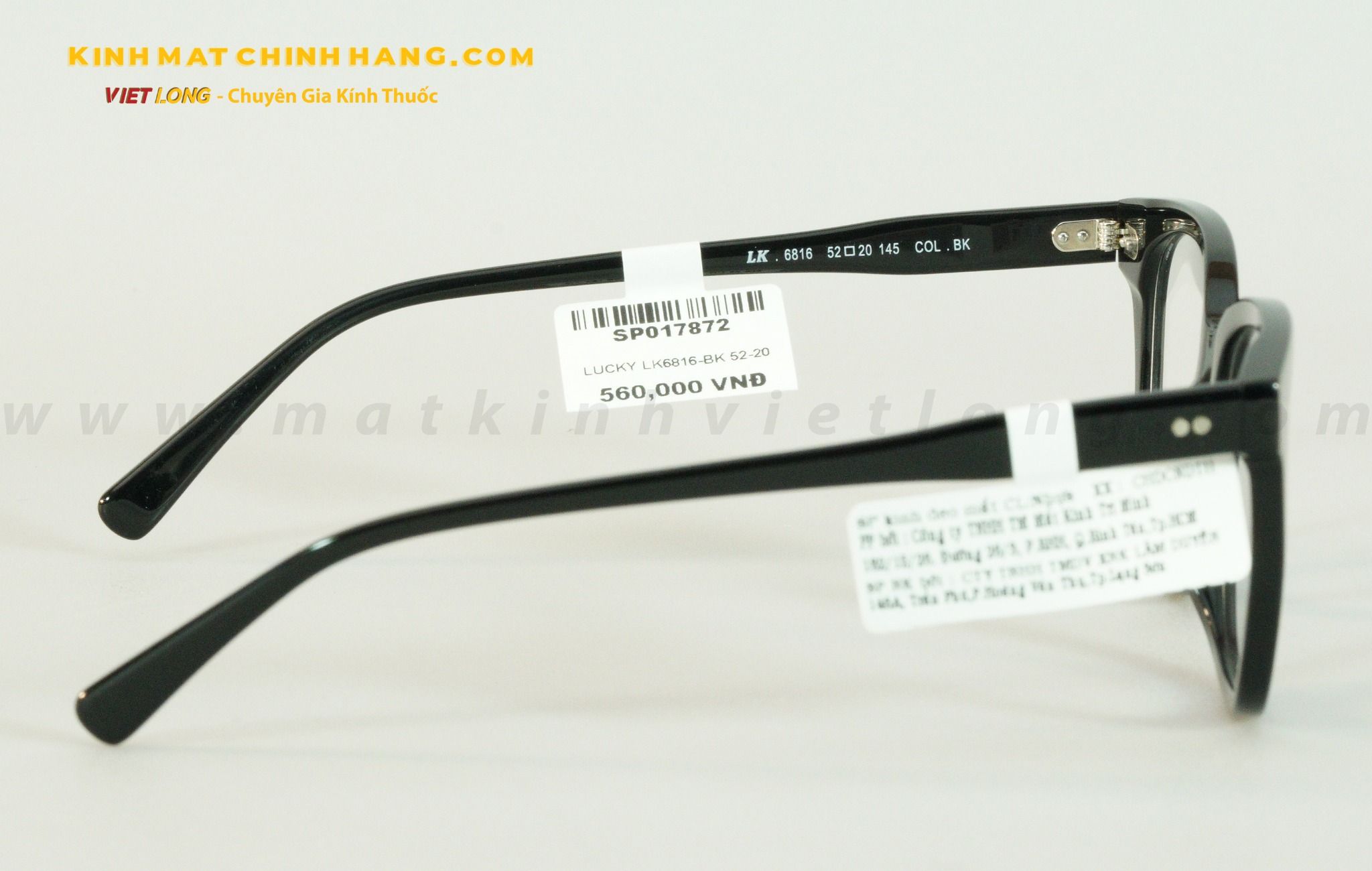GỌNG KÍNH LUCKY LK6816-BK 52-20