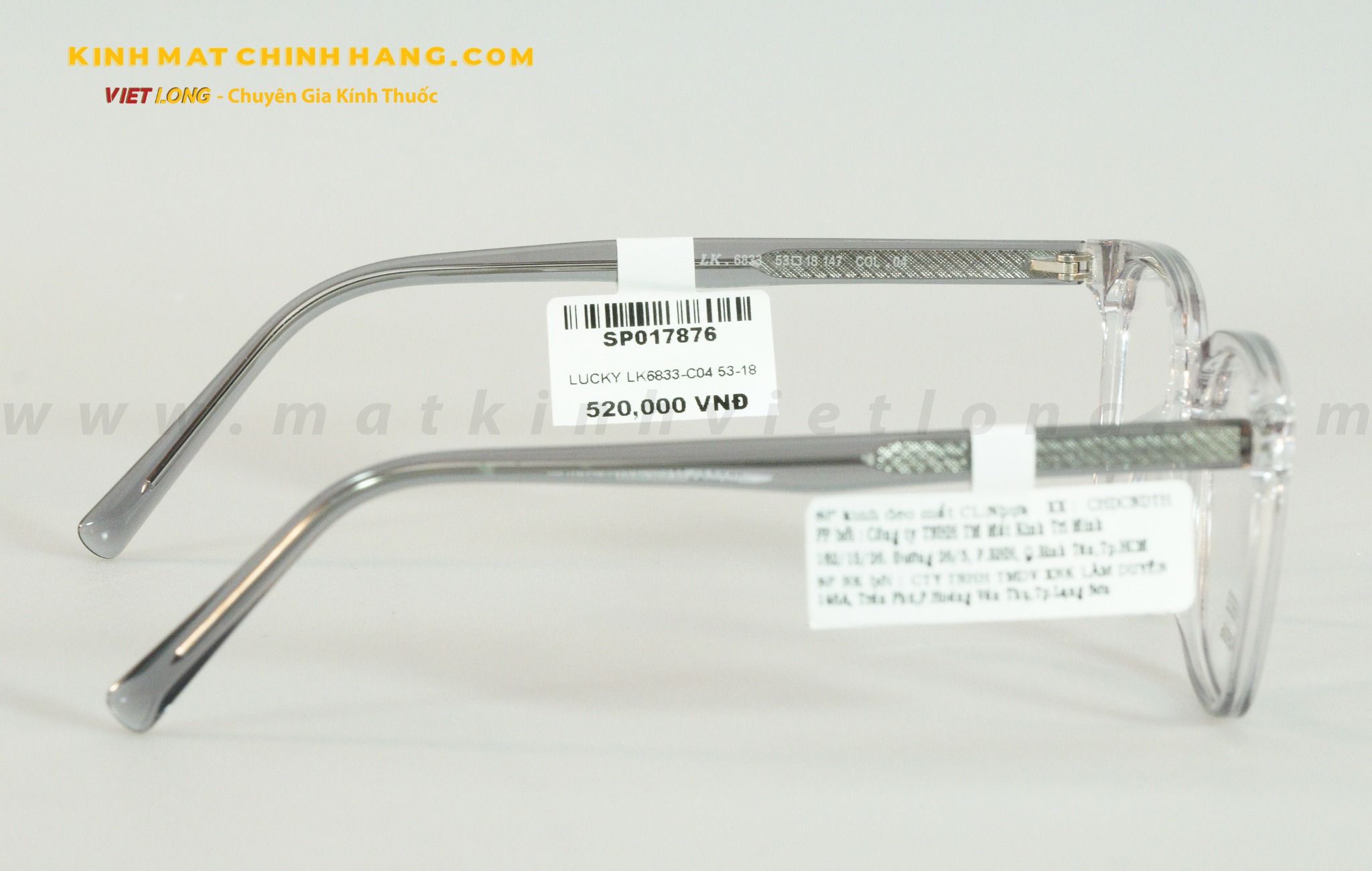 GỌNG KÍNH LUCKY LK6833-C04 53-18