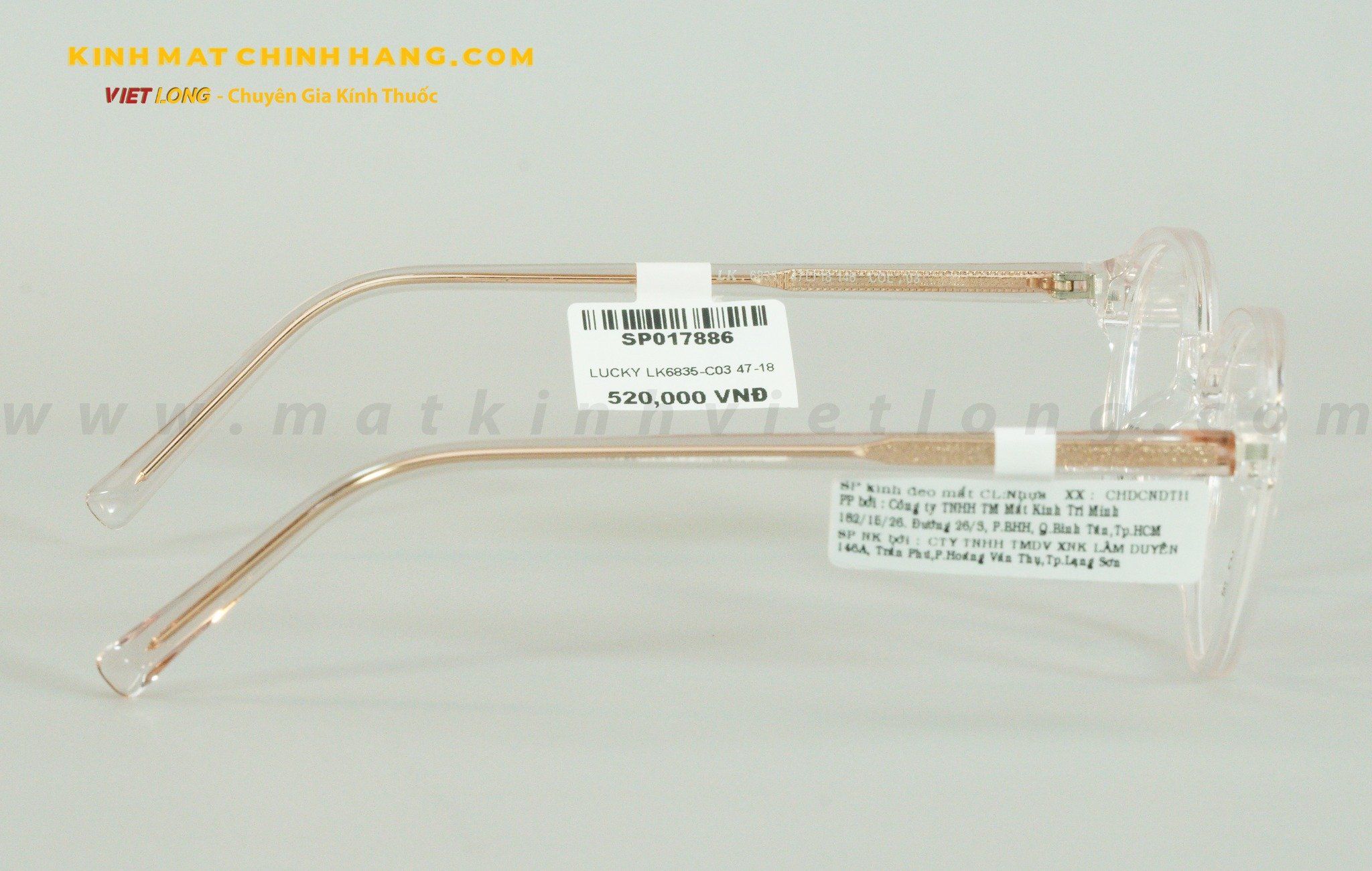 GỌNG KÍNH LUCKY LK6835-C03 47-18