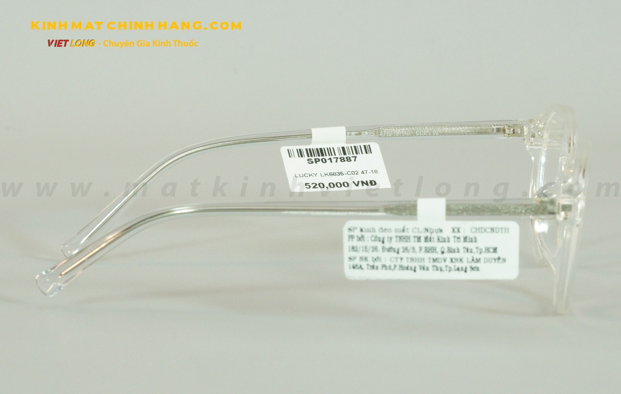 GỌNG KÍNH LUCKY LK6835-C02 47-18