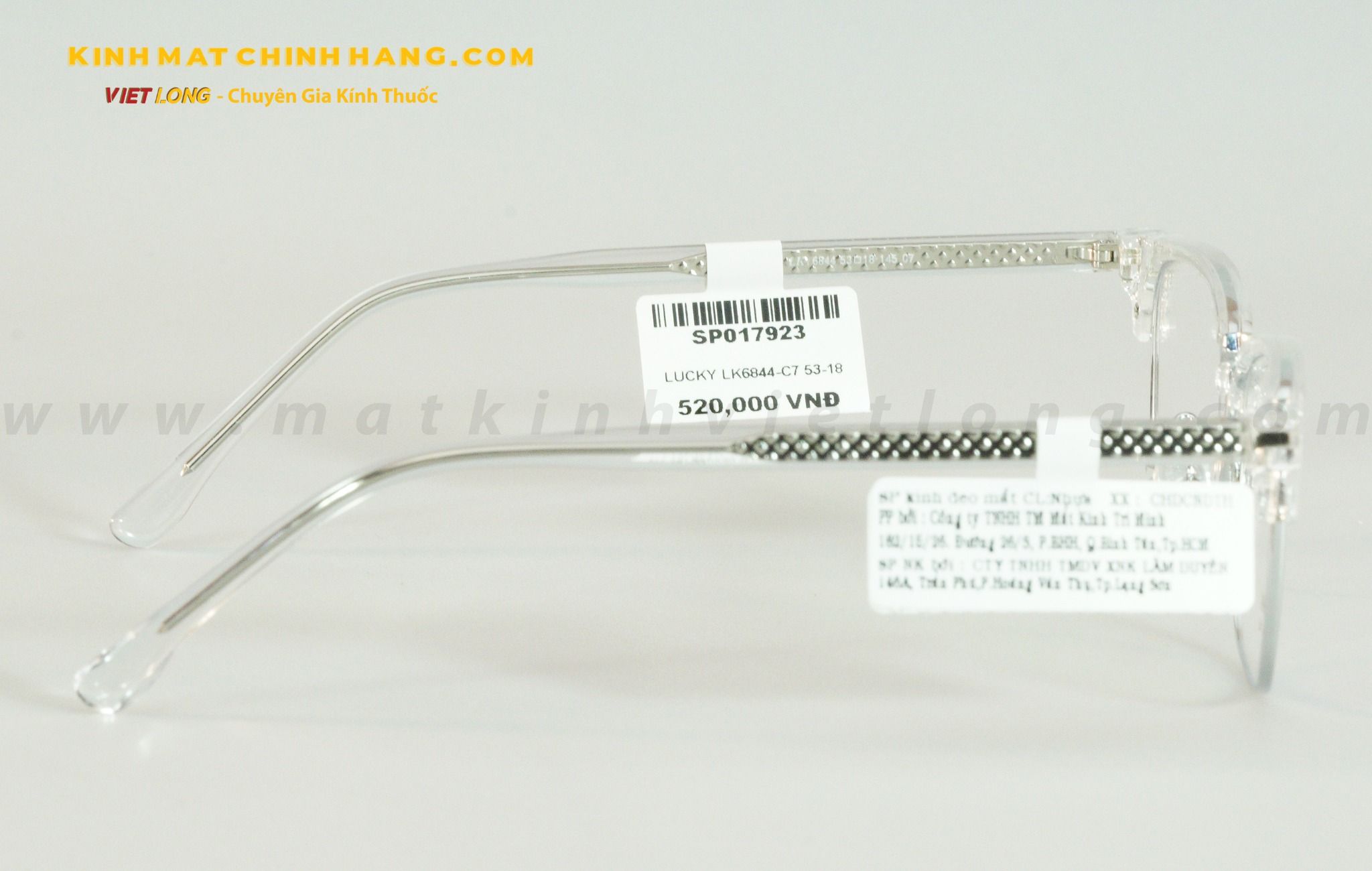  GỌNG KÍNH LUCKY LK6844-C7 53-18 