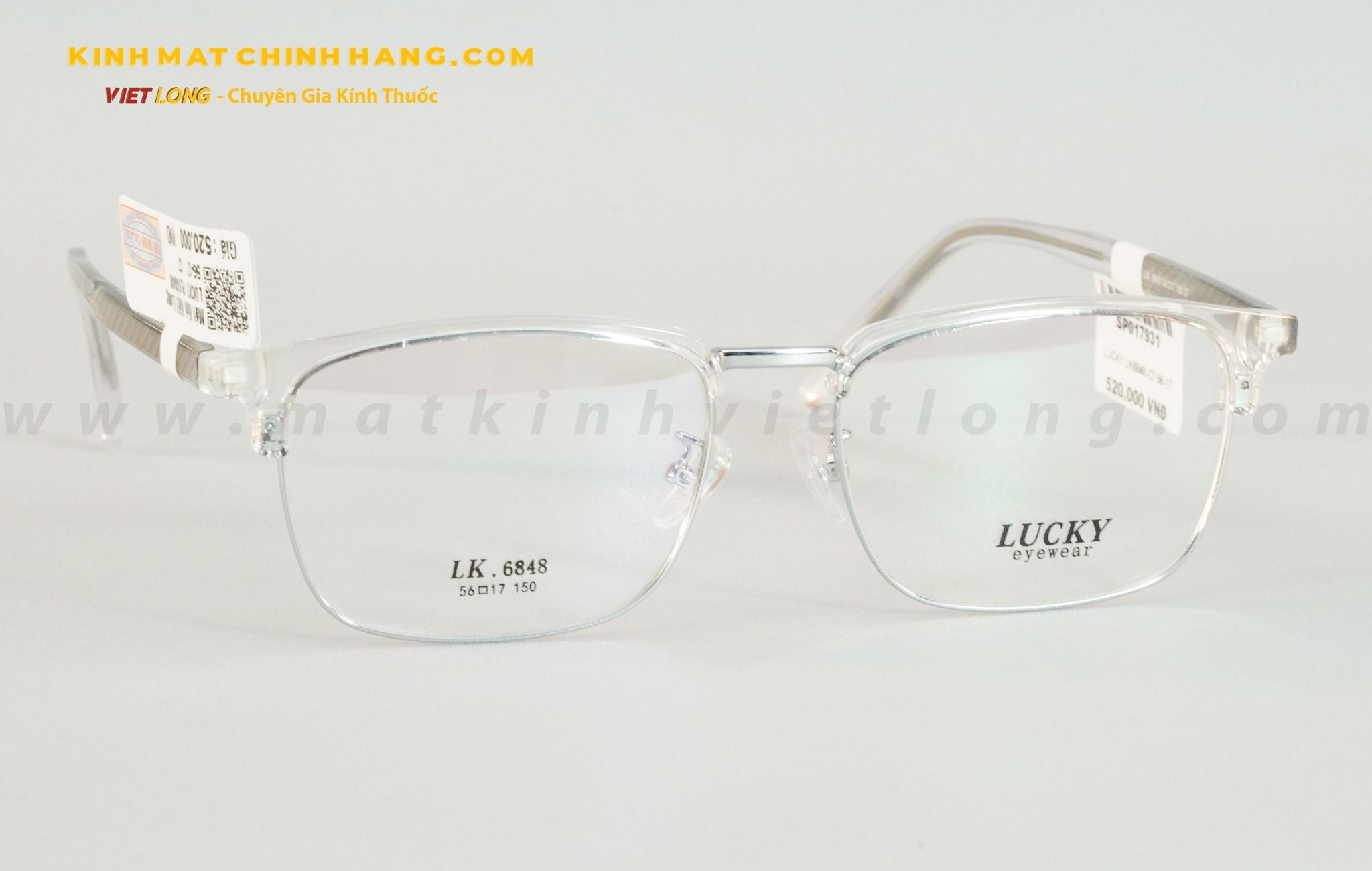  GỌNG KÍNH LUCKY LK6848-C7 56-17 