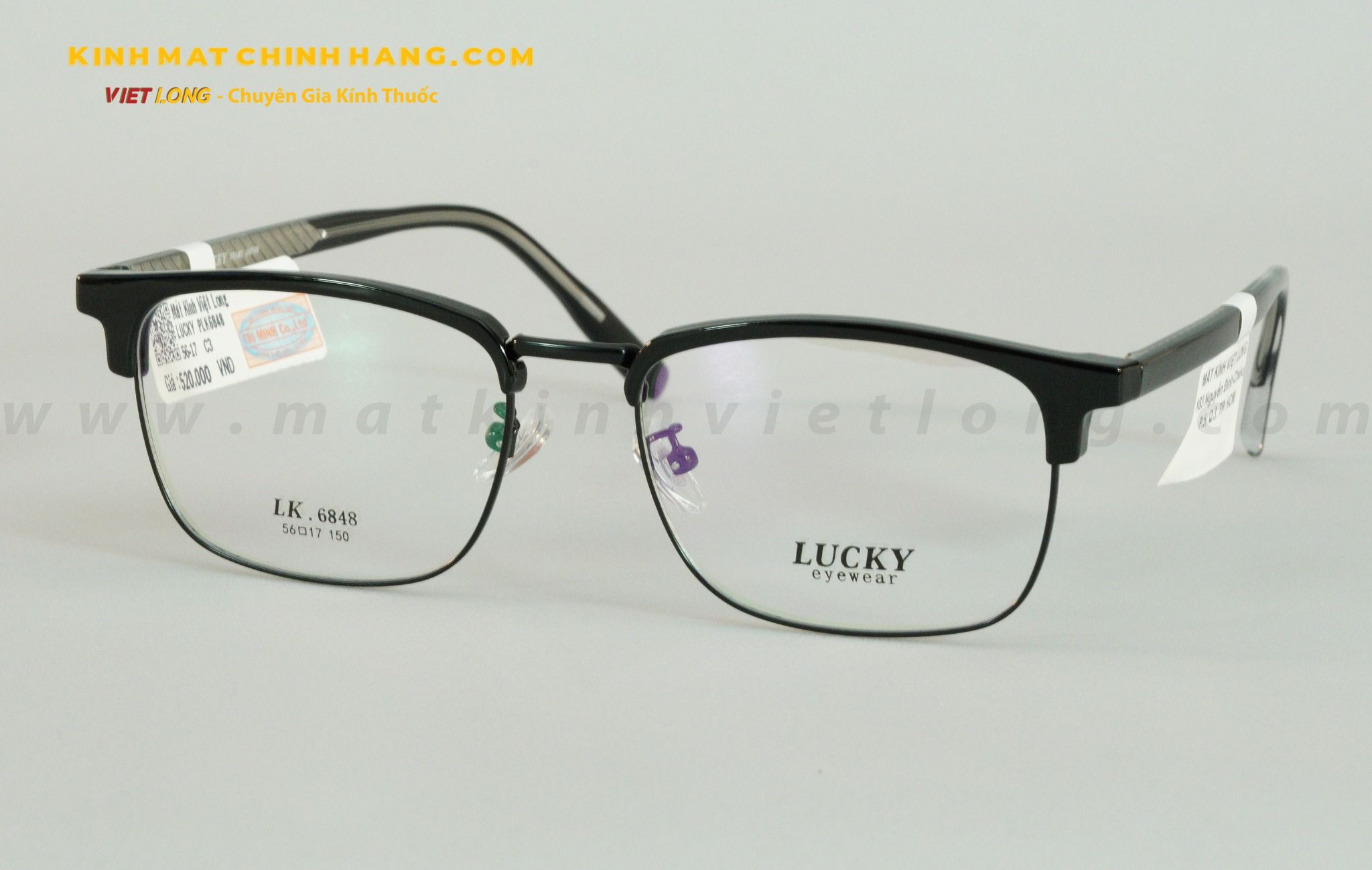  GỌNG KÍNH LUCKY LK6848-C3 56-17 