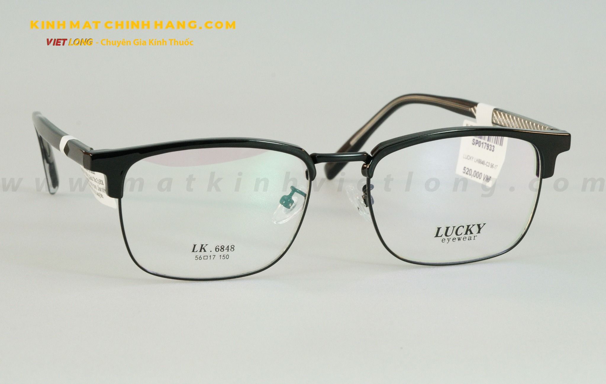  GỌNG KÍNH LUCKY LK6848-C3 56-17 