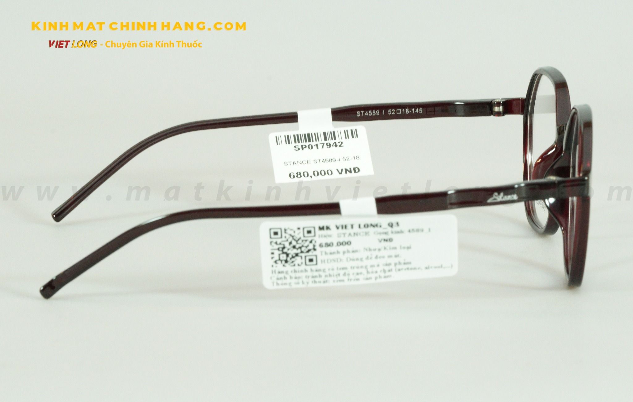 GỌNG KÍNH STANCE ST4589-I 52-18