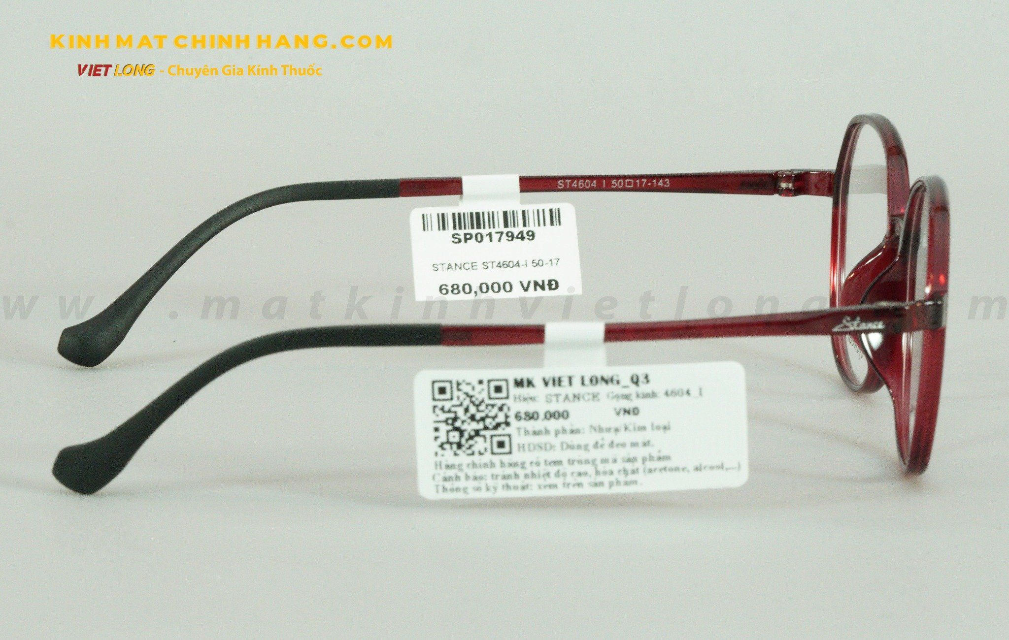 GỌNG KÍNH STANCE ST4604-I 50-17
