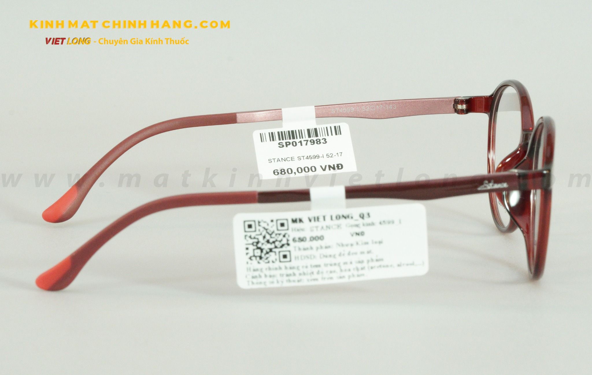 GỌNG KÍNH STANCE ST4599-I 52-17