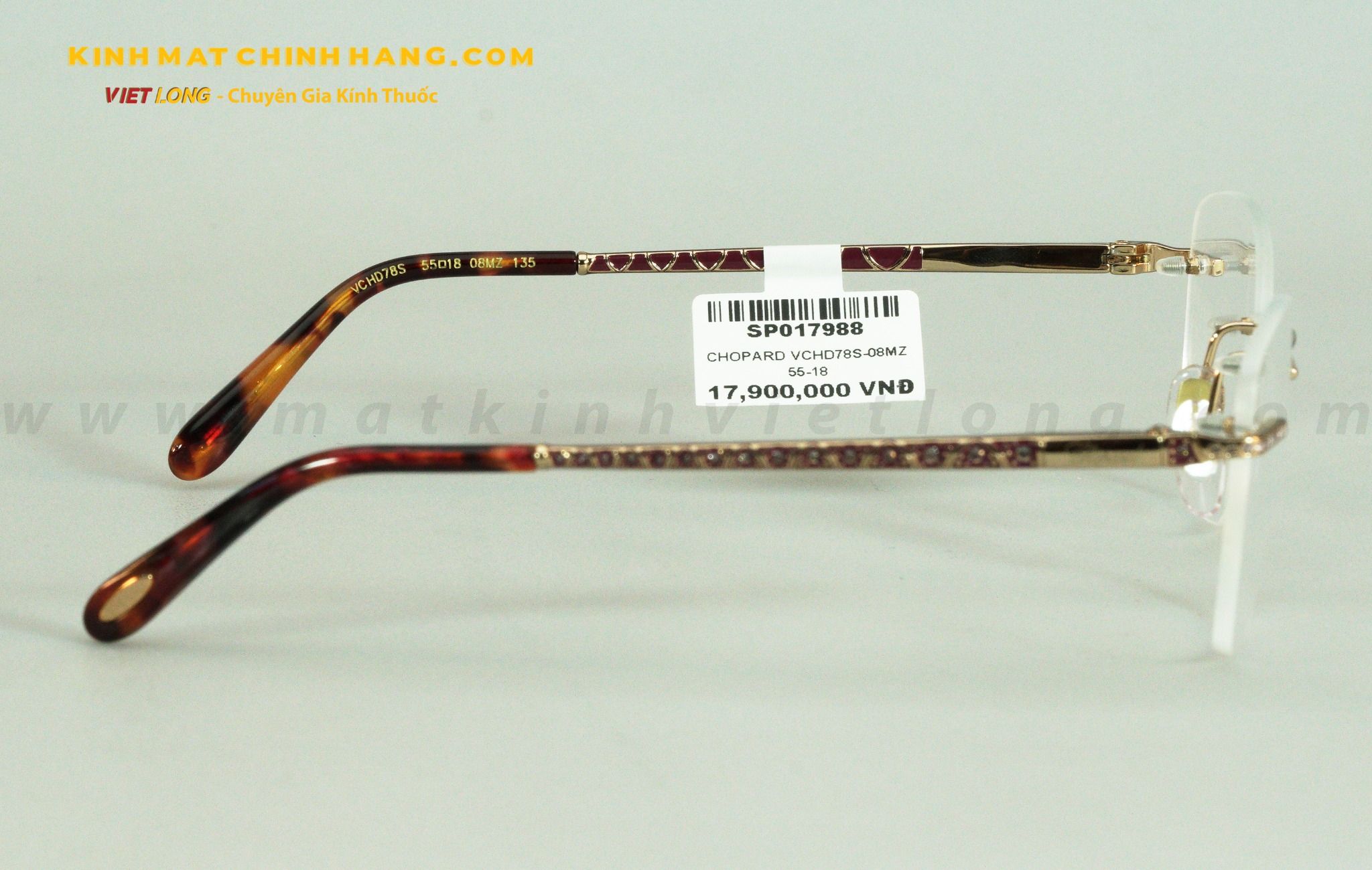 GỌNG KÍNH CHOPARD VCHD78S-08MZ 55-18