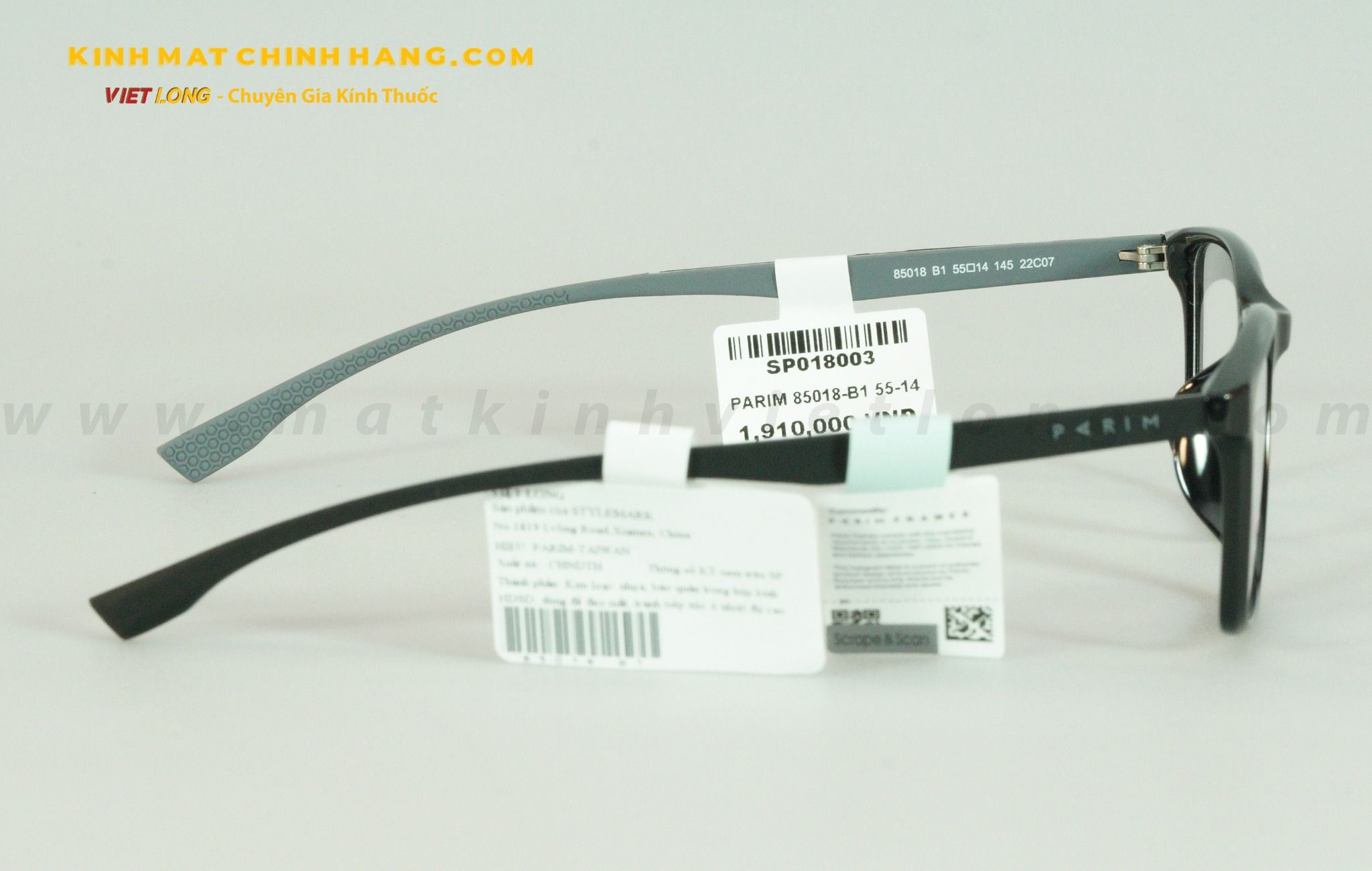 GỌNG KÍNH PARIM 85018-B1 55-14