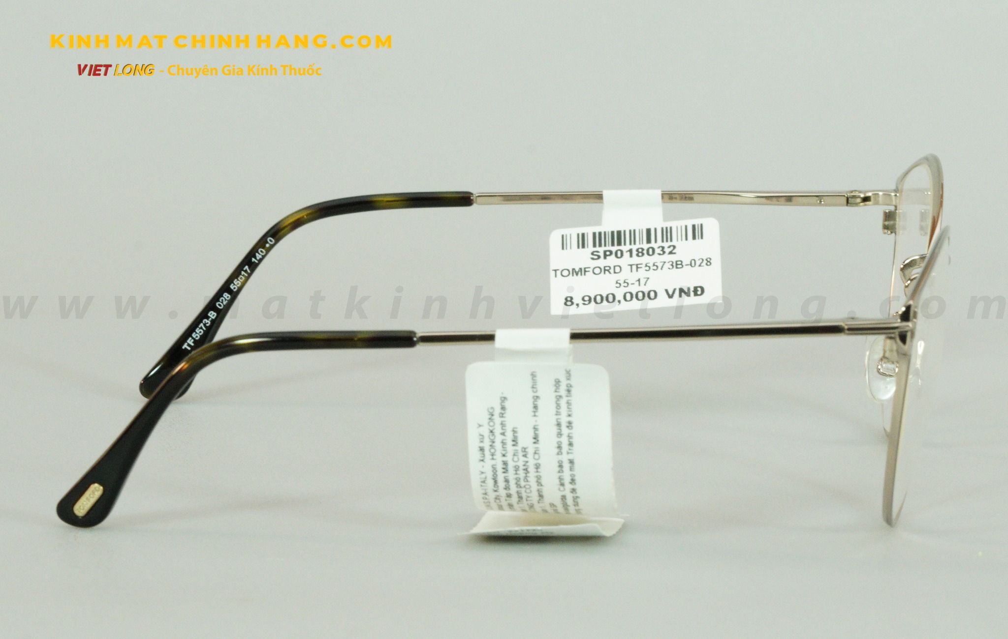 GỌNG KÍNH TOMFORD TF5573B-028 55-17
