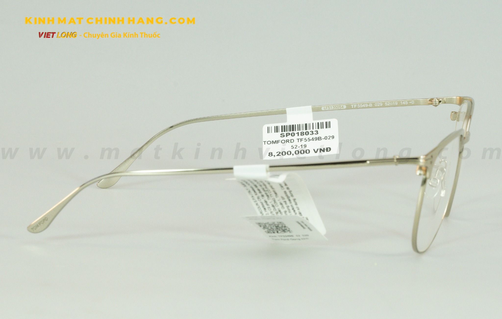 GỌNG KÍNH TOMFORD TF5549B-029 52-19