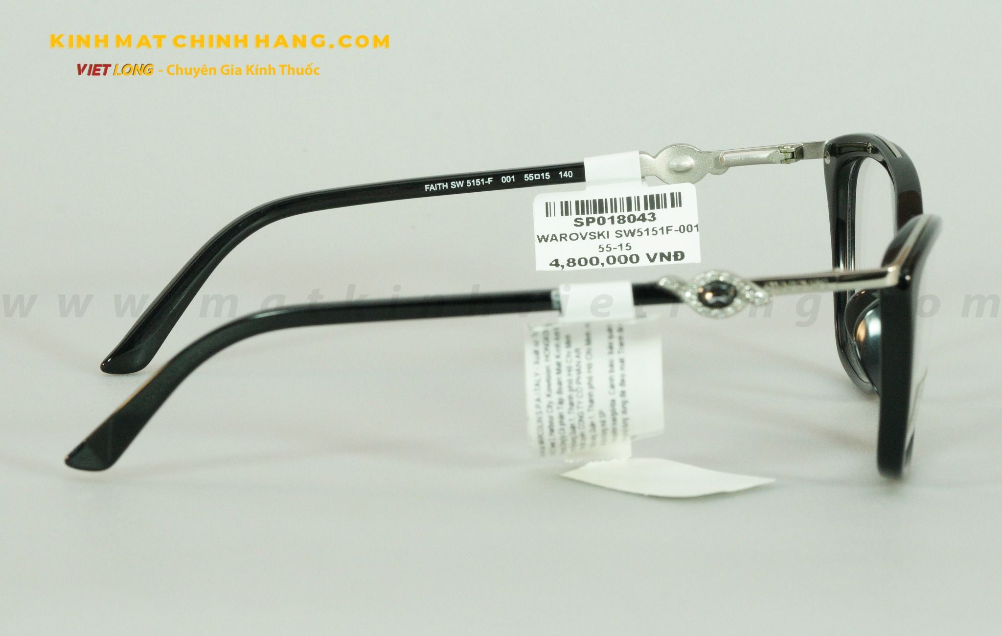 GỌNG KÍNH SWAROVSKI SW5151F-001 55-15