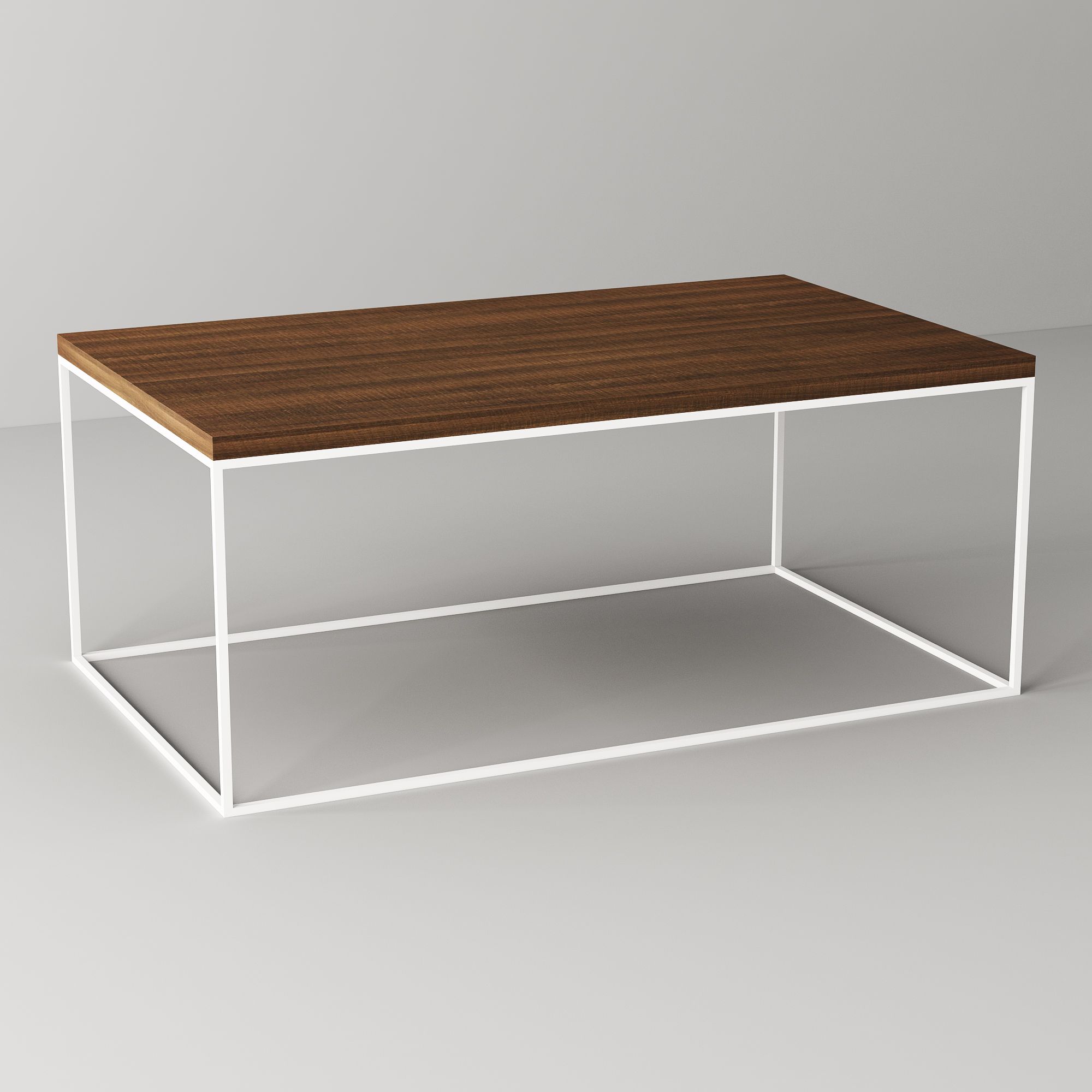 Bàn sofa size M chân trắng