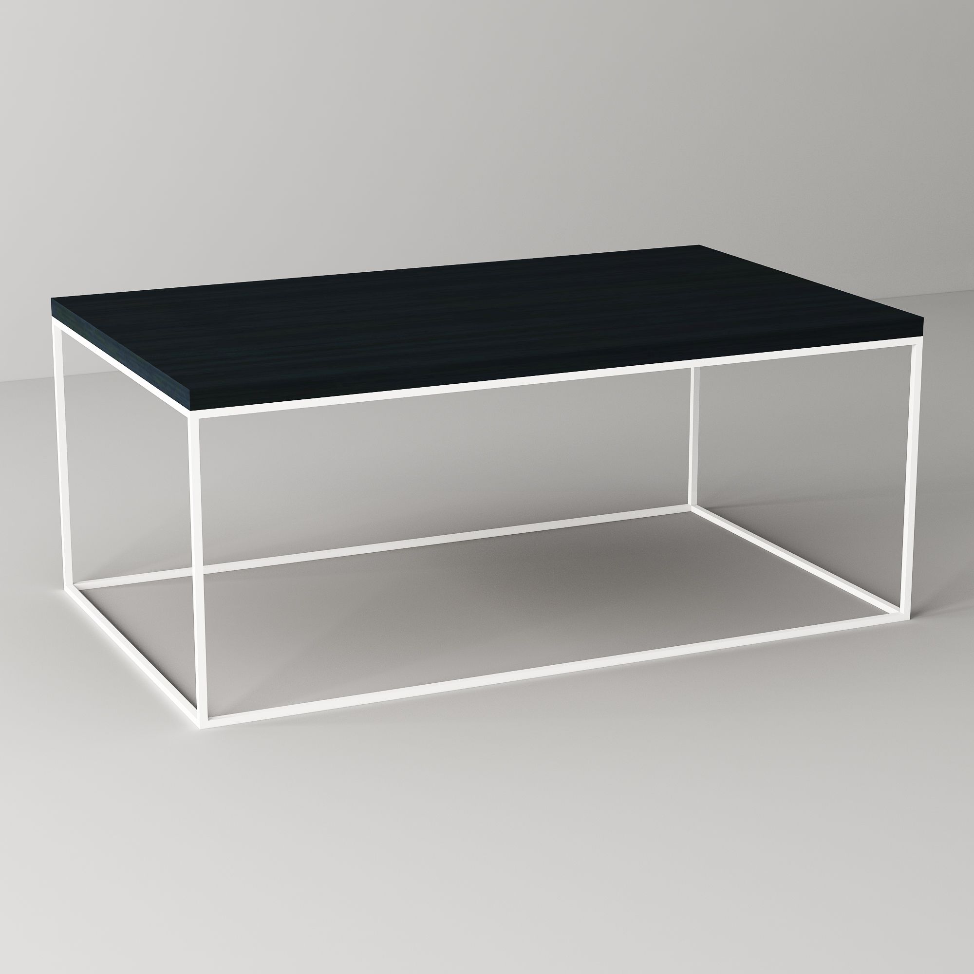Bàn sofa size M chân trắng