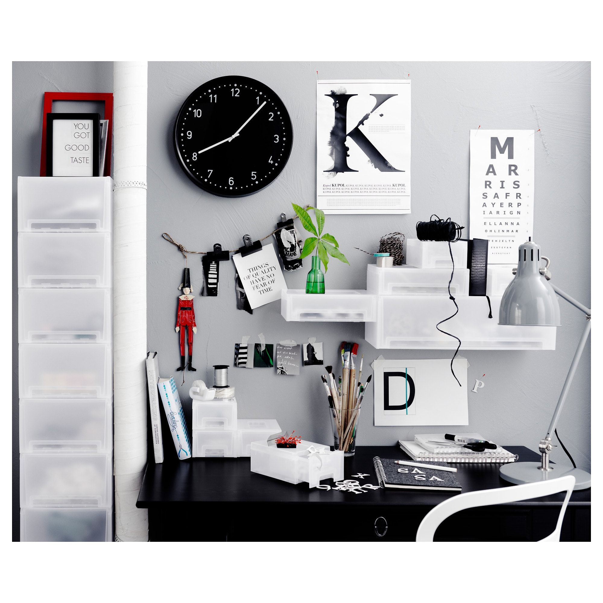 Đồng hồ treo tường đơn giản 38cm