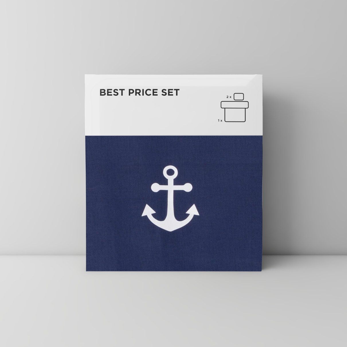 Best price 059 White anchors on navy