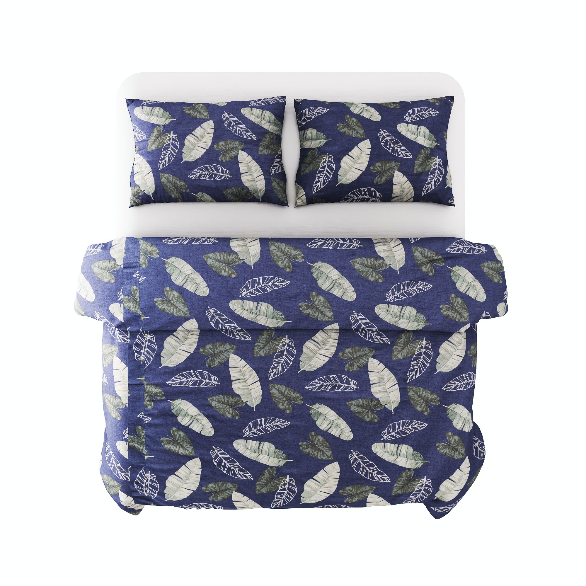Best price 066 Leaves on navy blue