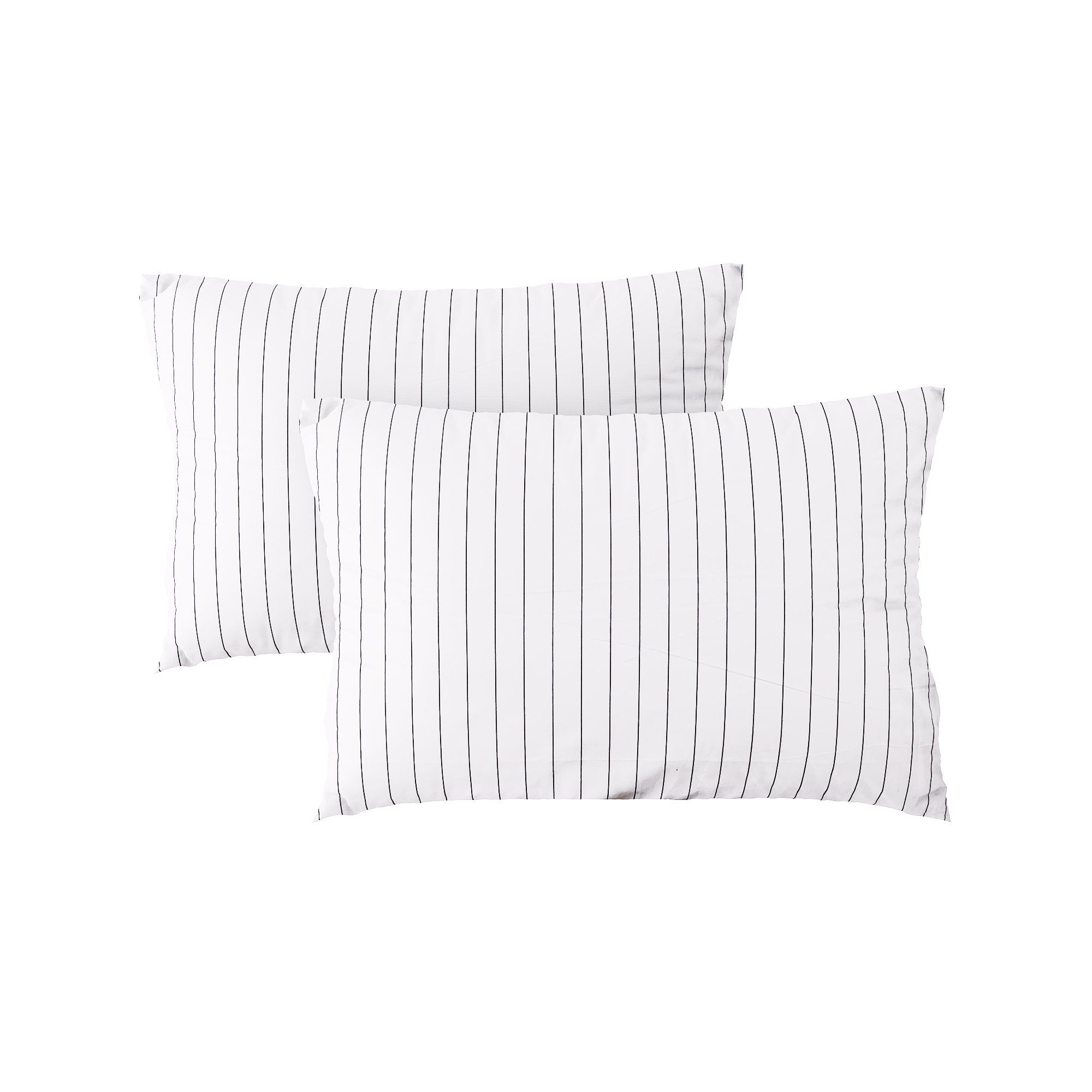Pillow case 067 Black stripe on white