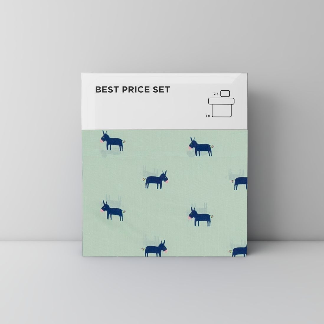 Best price 072 Donkeys on green