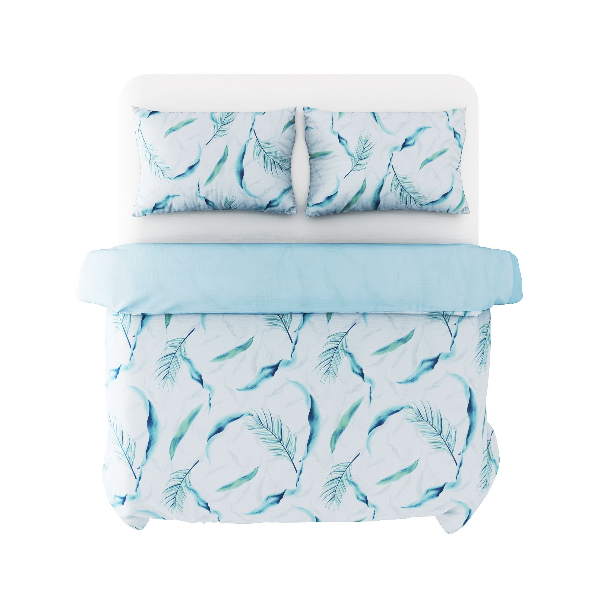 Best price 093 Blue palm leaves