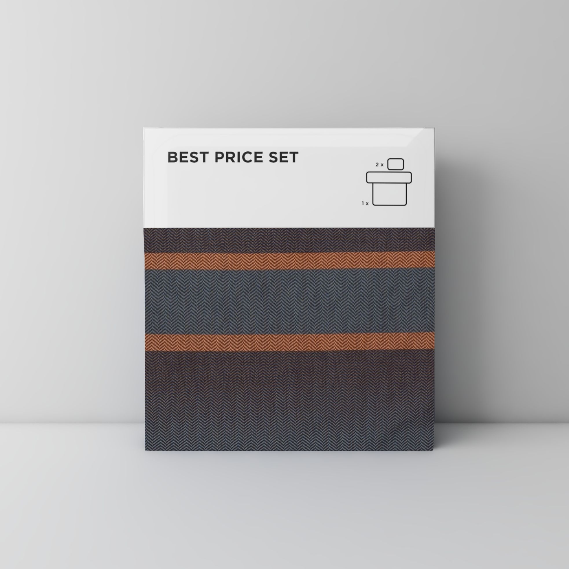 Best price 099 Orange lines on grey