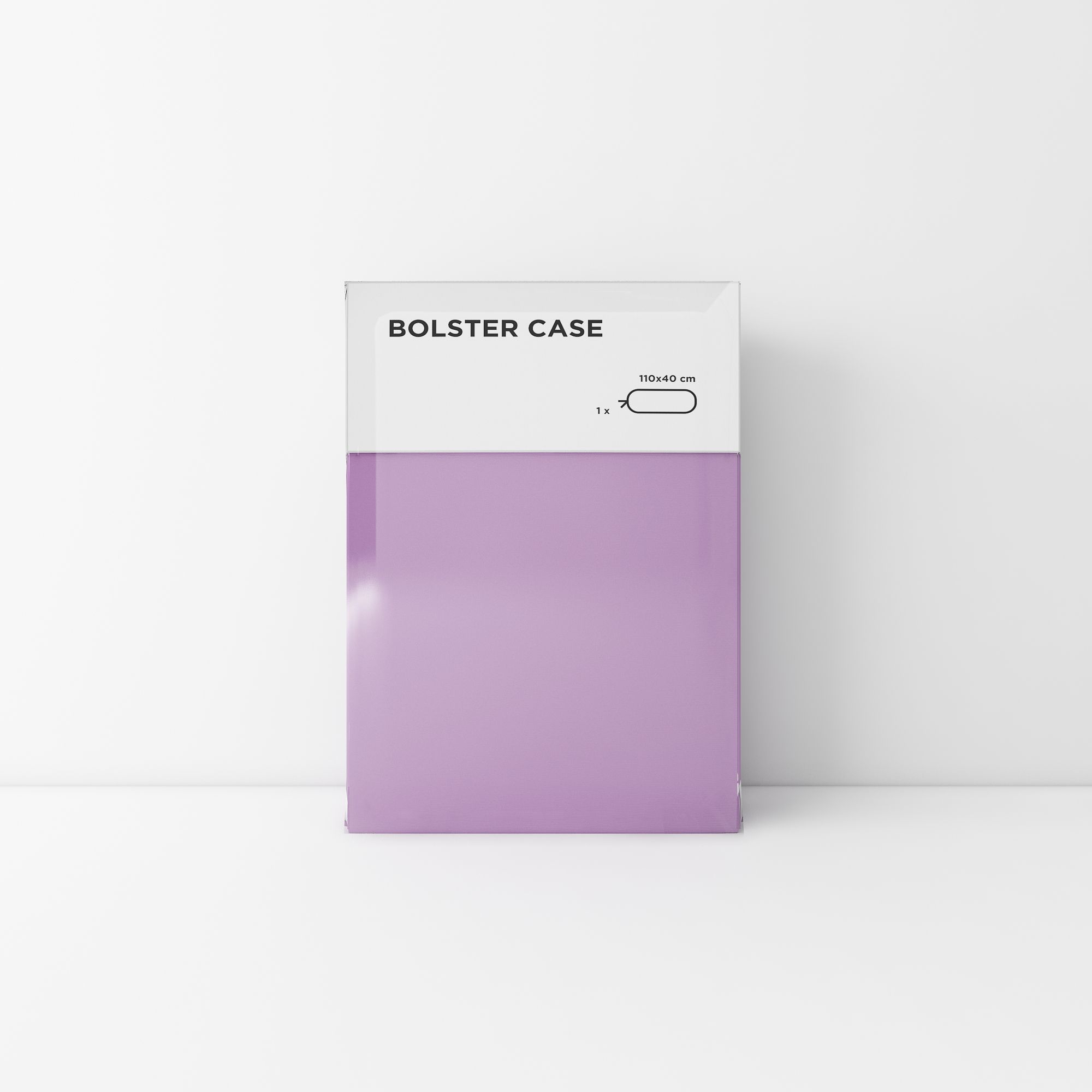 Standard bolster case 10 Light purple