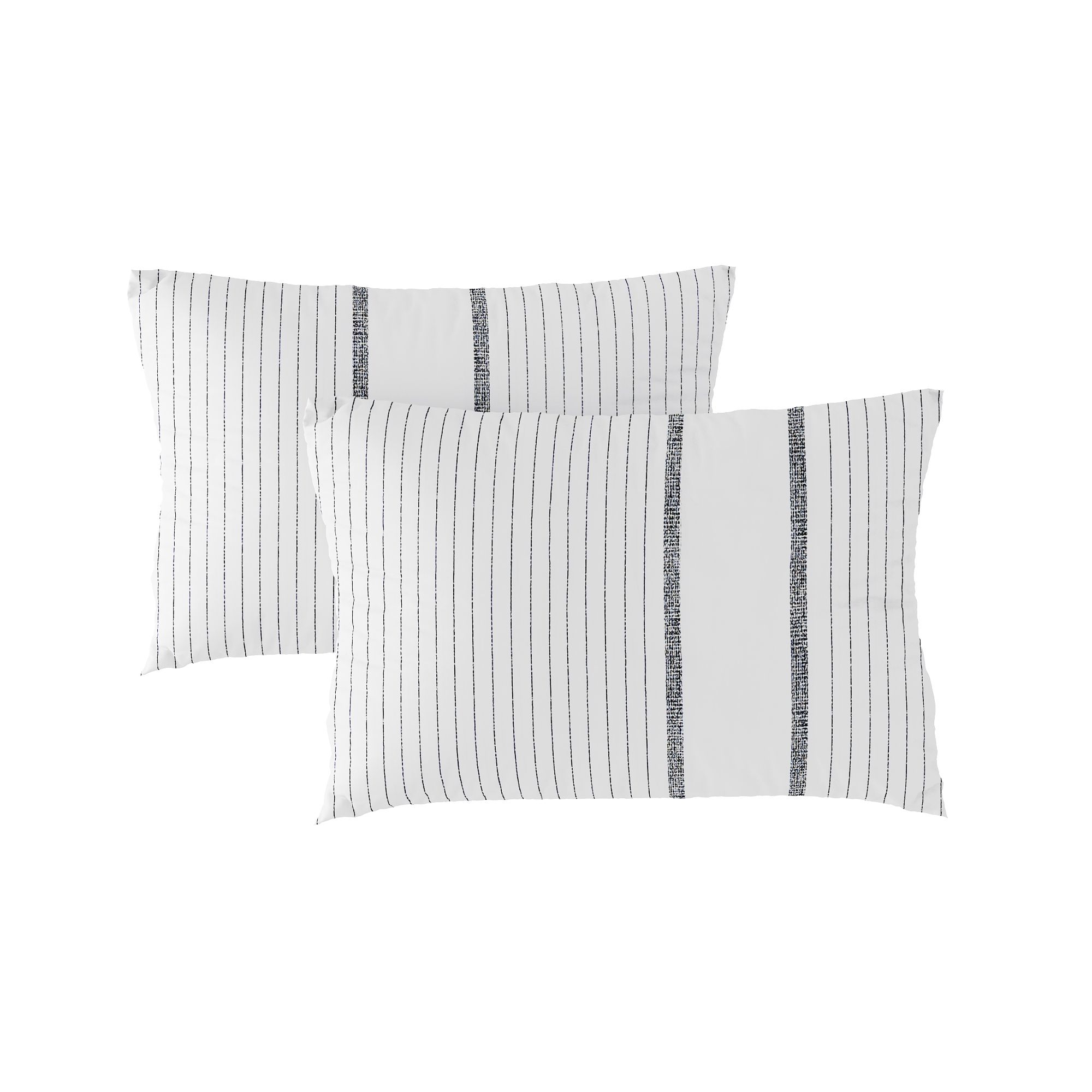 Pillow case 161 Simple grey stripe