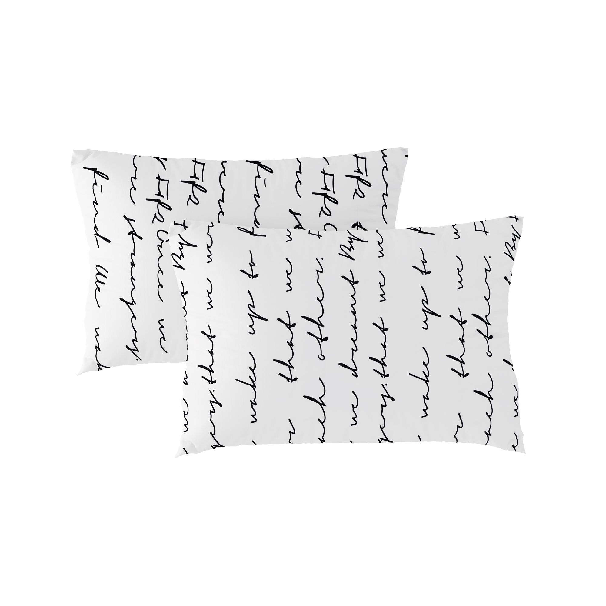 Pillow case 132 Handwriting