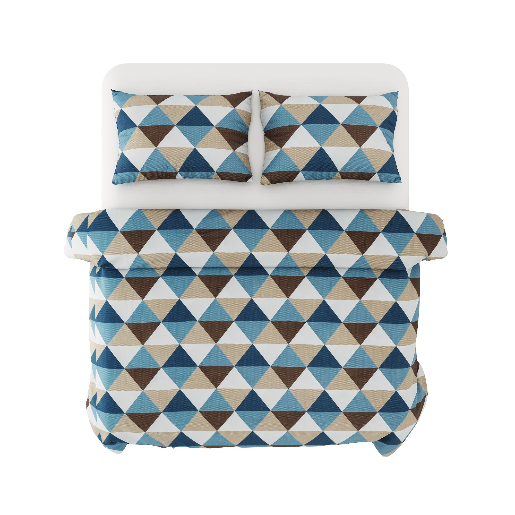 Best price 137 Brown blue triangle
