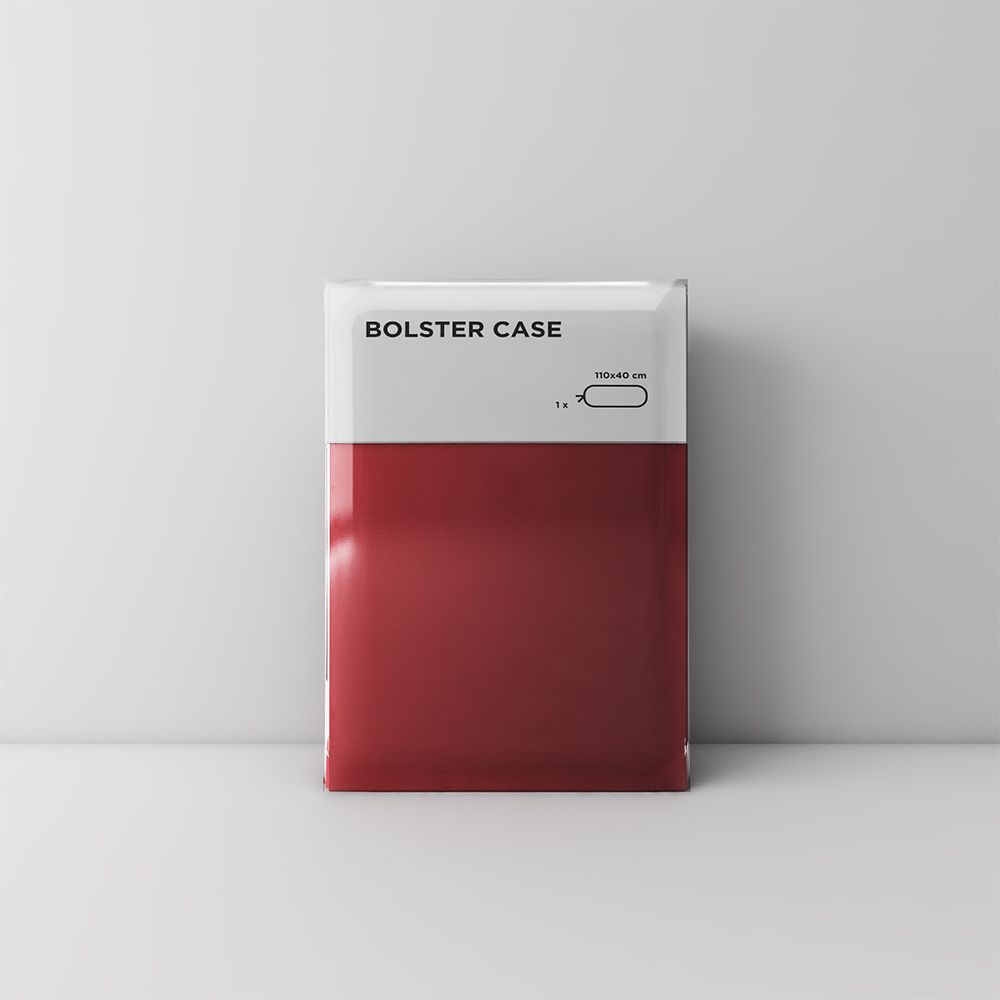 Premium bolster case 12 Wine red