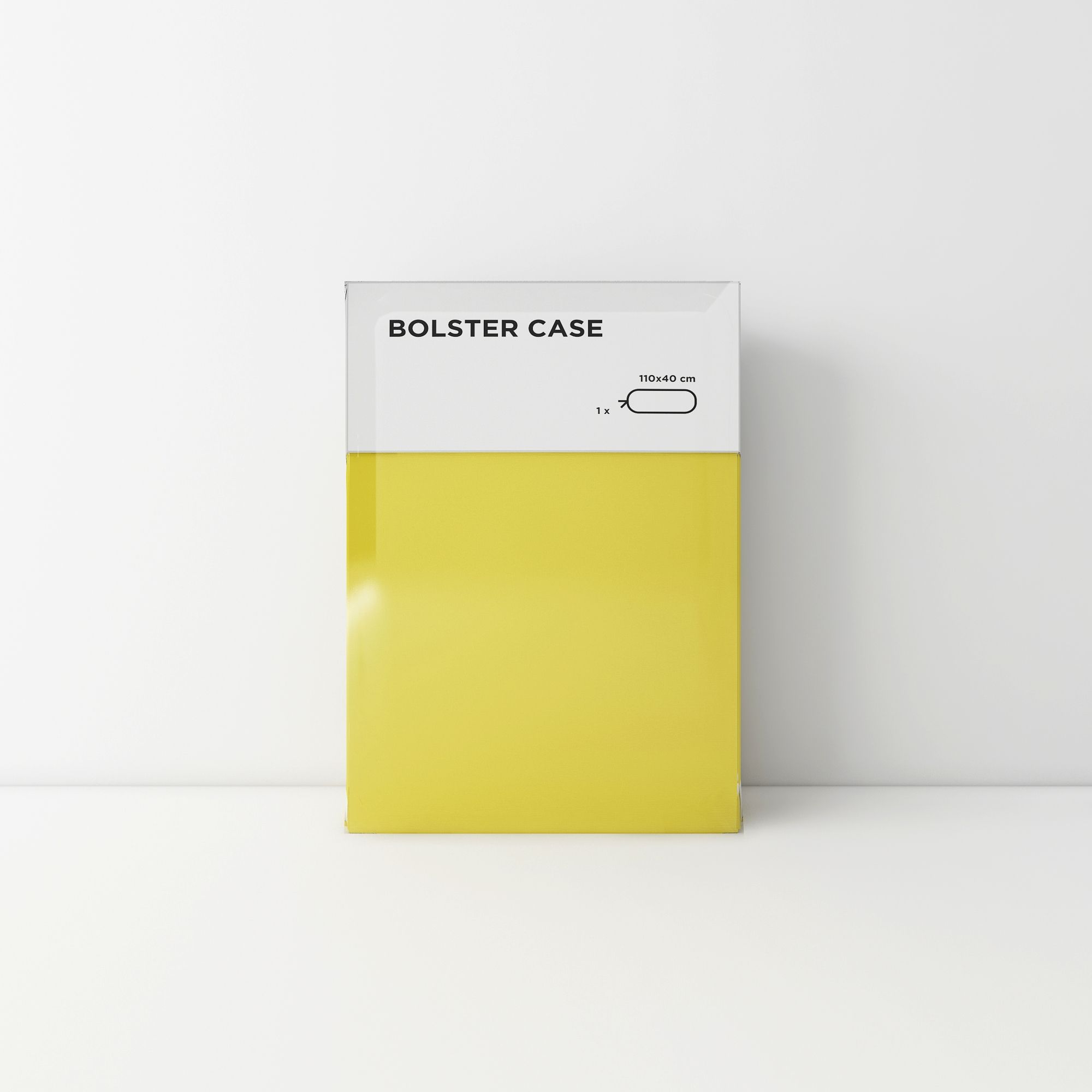 Standard bolster case 16 Yellow