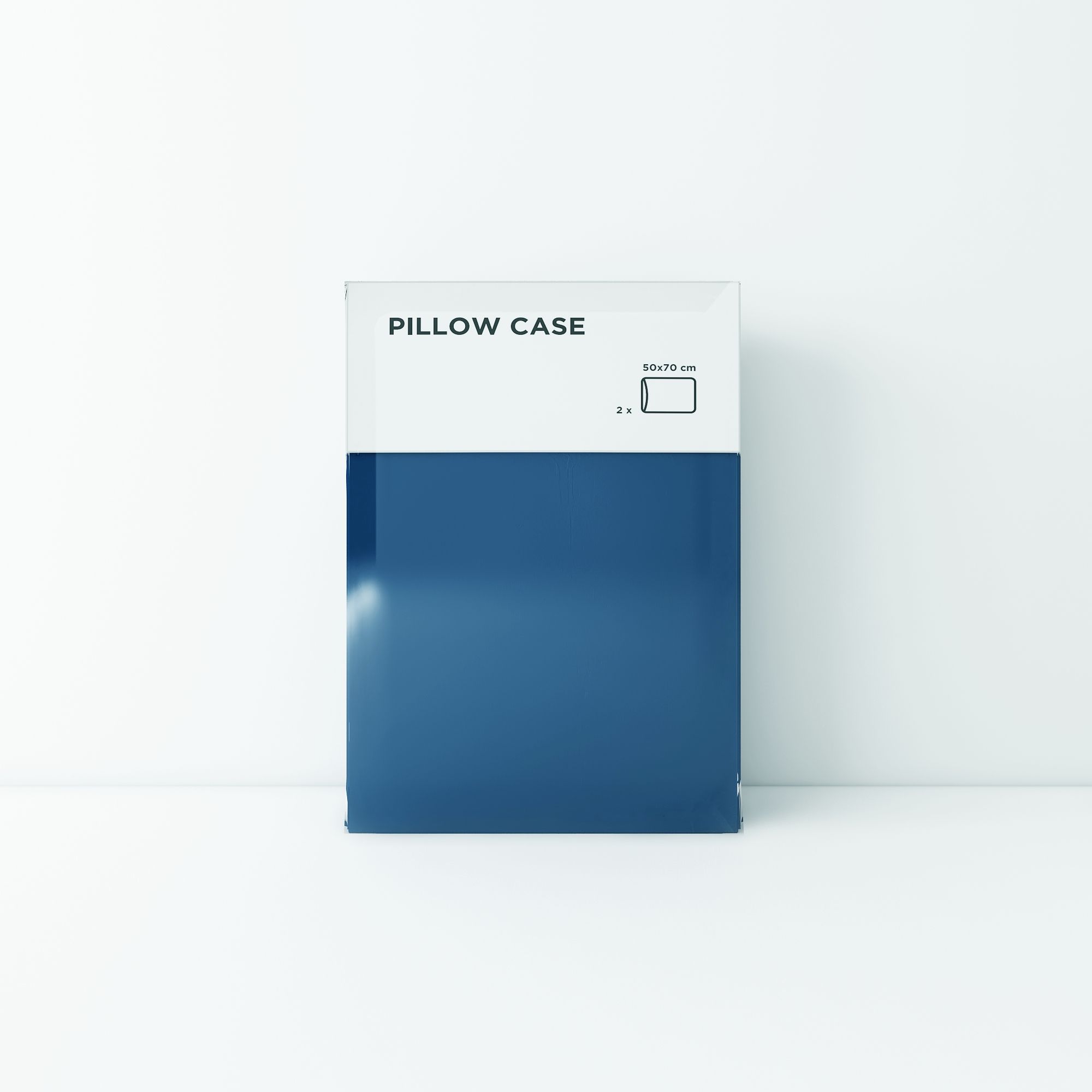 Standard pillow case 19 Habour blue (2pcs)