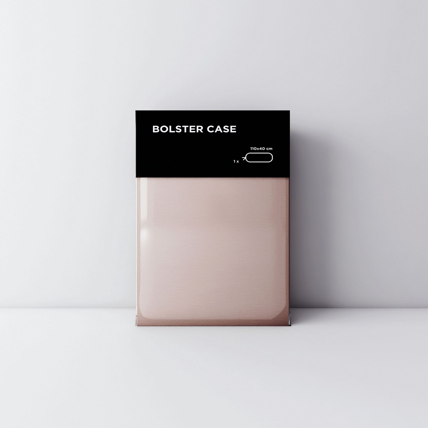 Tencel bolster case 05 Nude pink