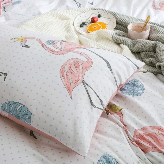 Pillow case 166 Pink flamingo