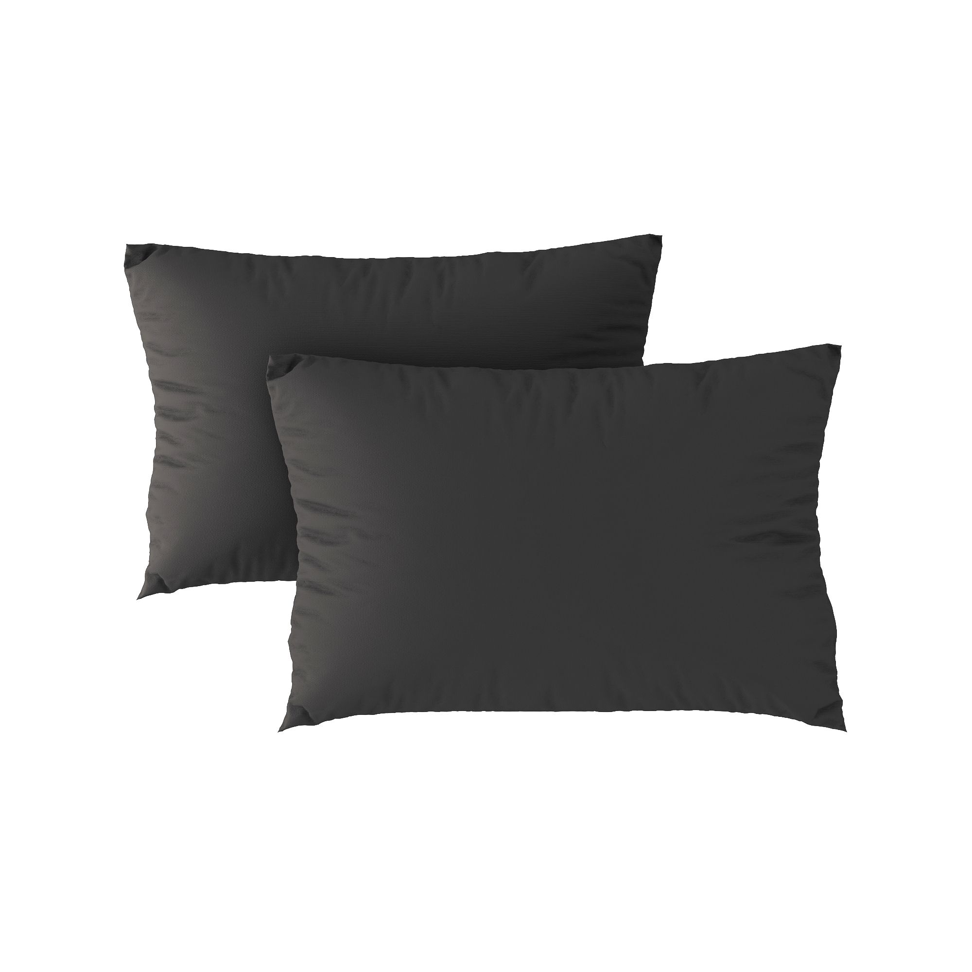Standard pillow case 23 Dark grey (2pcs)