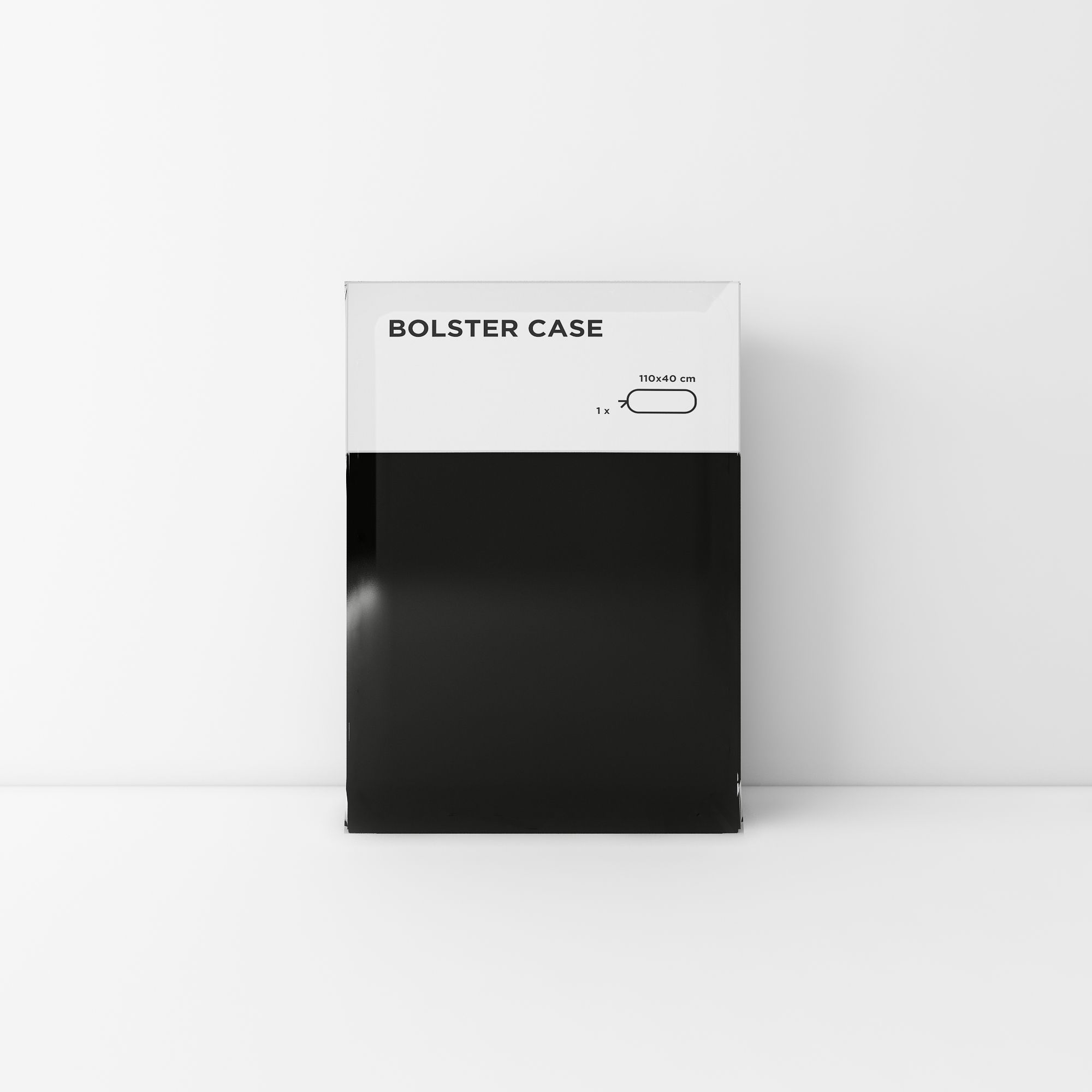Standard bolster case 24 Black